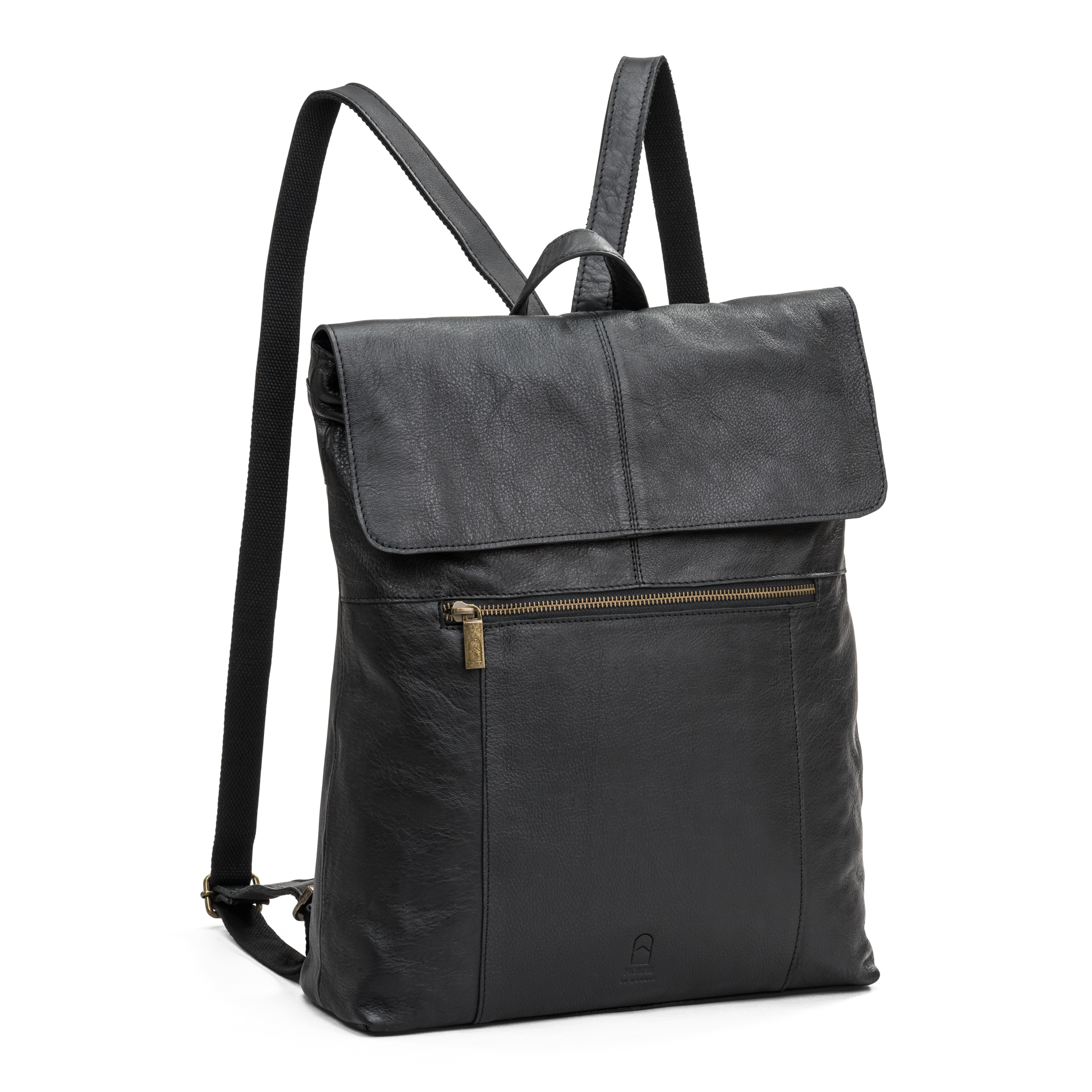 Ryggsekk skinn 13" laptop - Svart