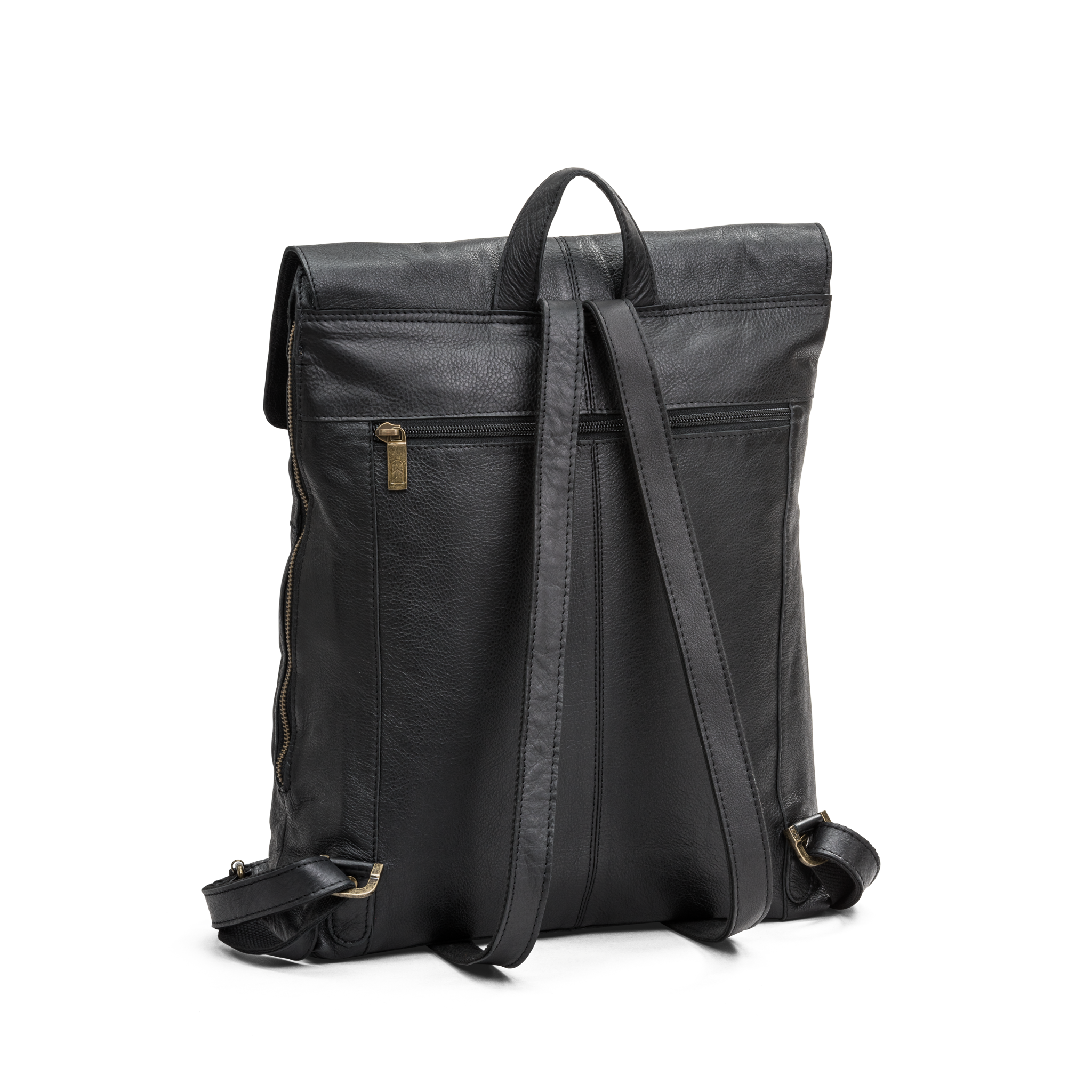 Ryggsekk skinn 13" laptop - Svart