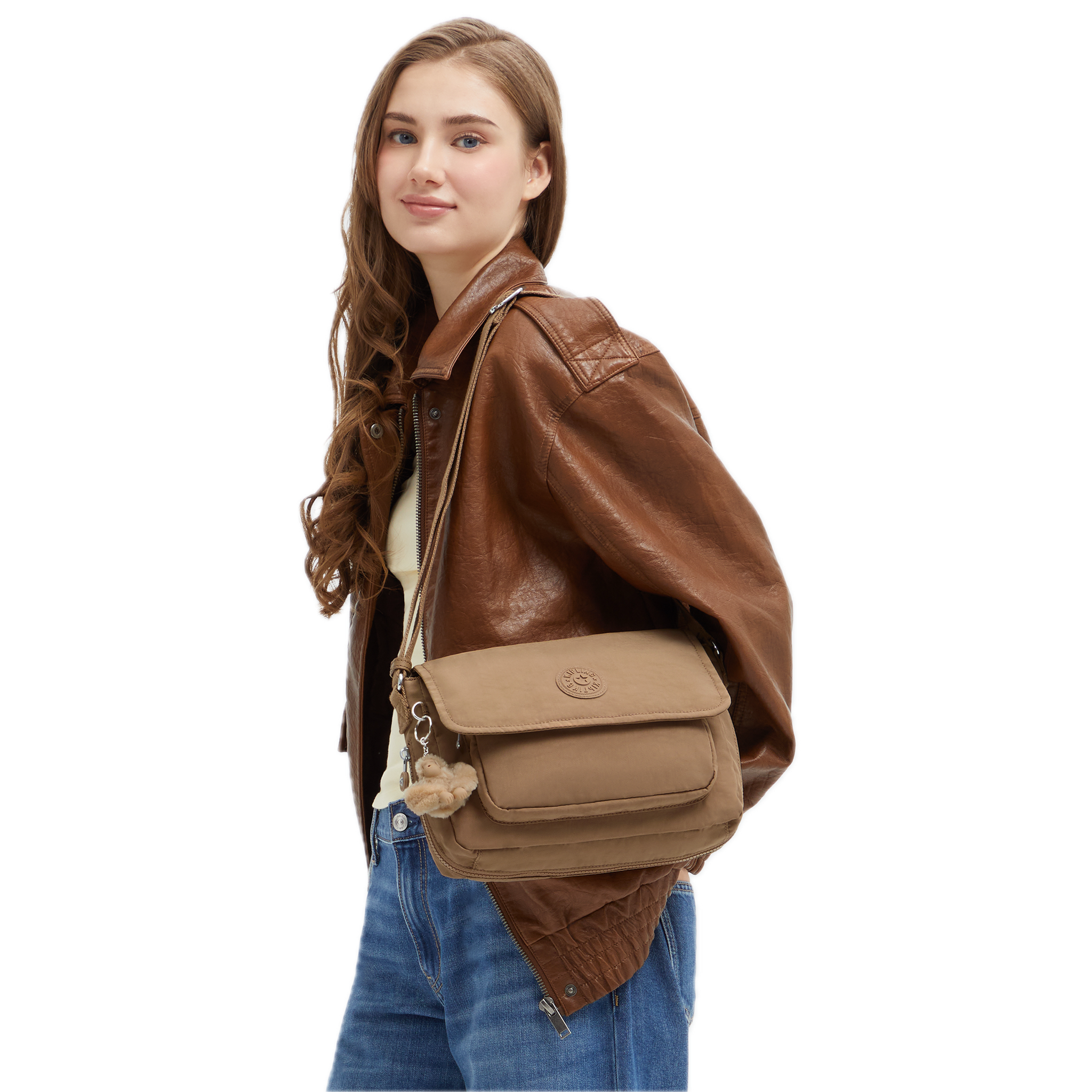 Dalma Lounge medium crossbody - EarlyTan