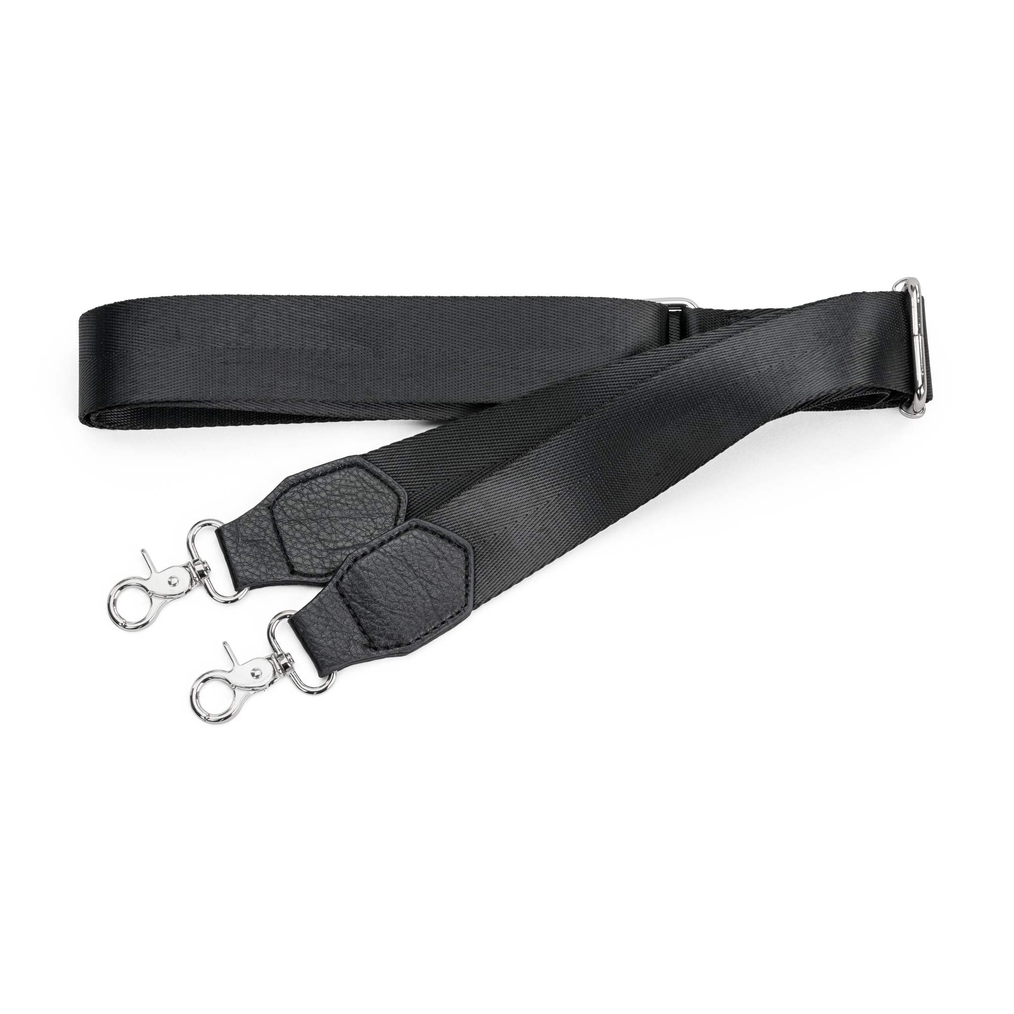 Shoulderstrap, Tekstil - Black/silver
