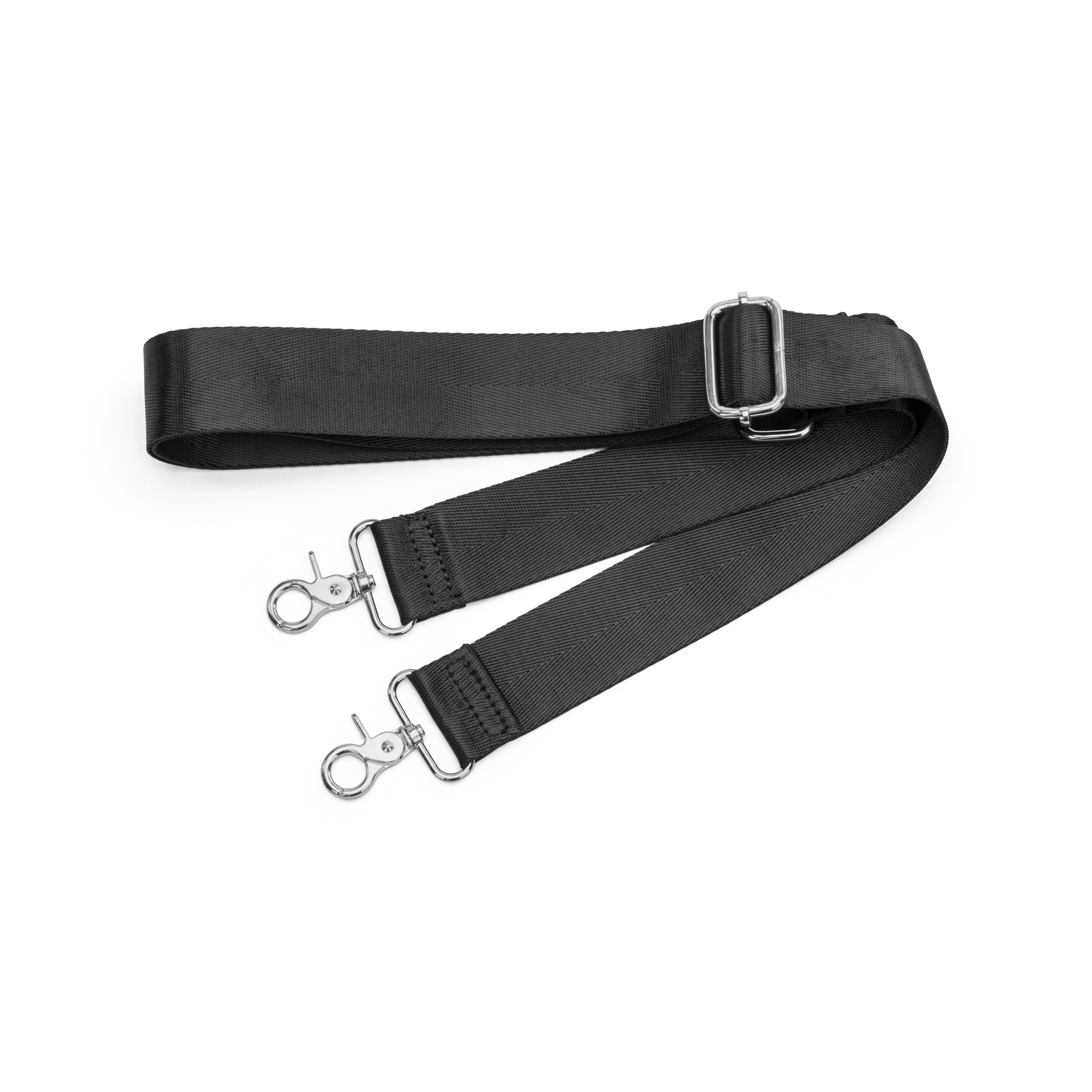 Skulderrem til veske - Black/silver