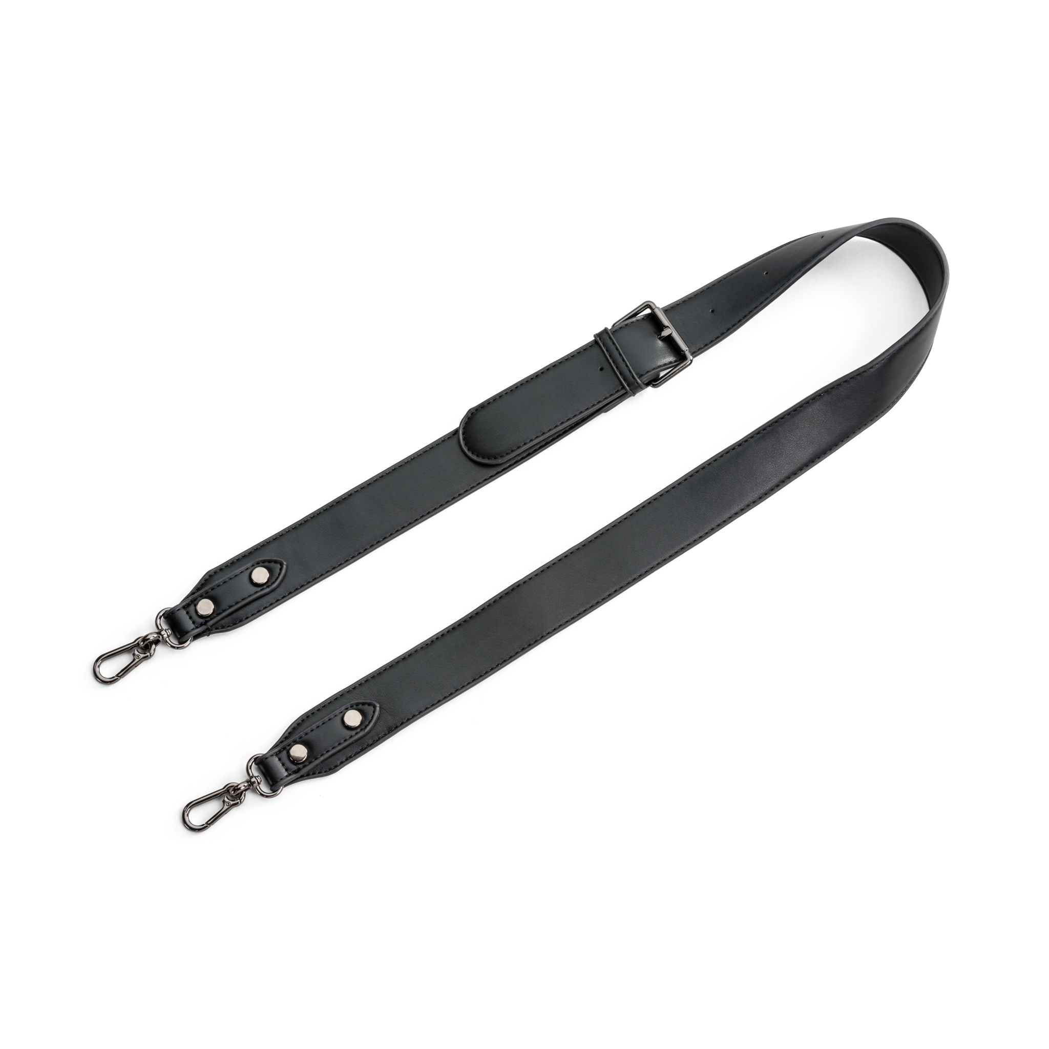 Skulderrem til veske - Black/Gunmetal