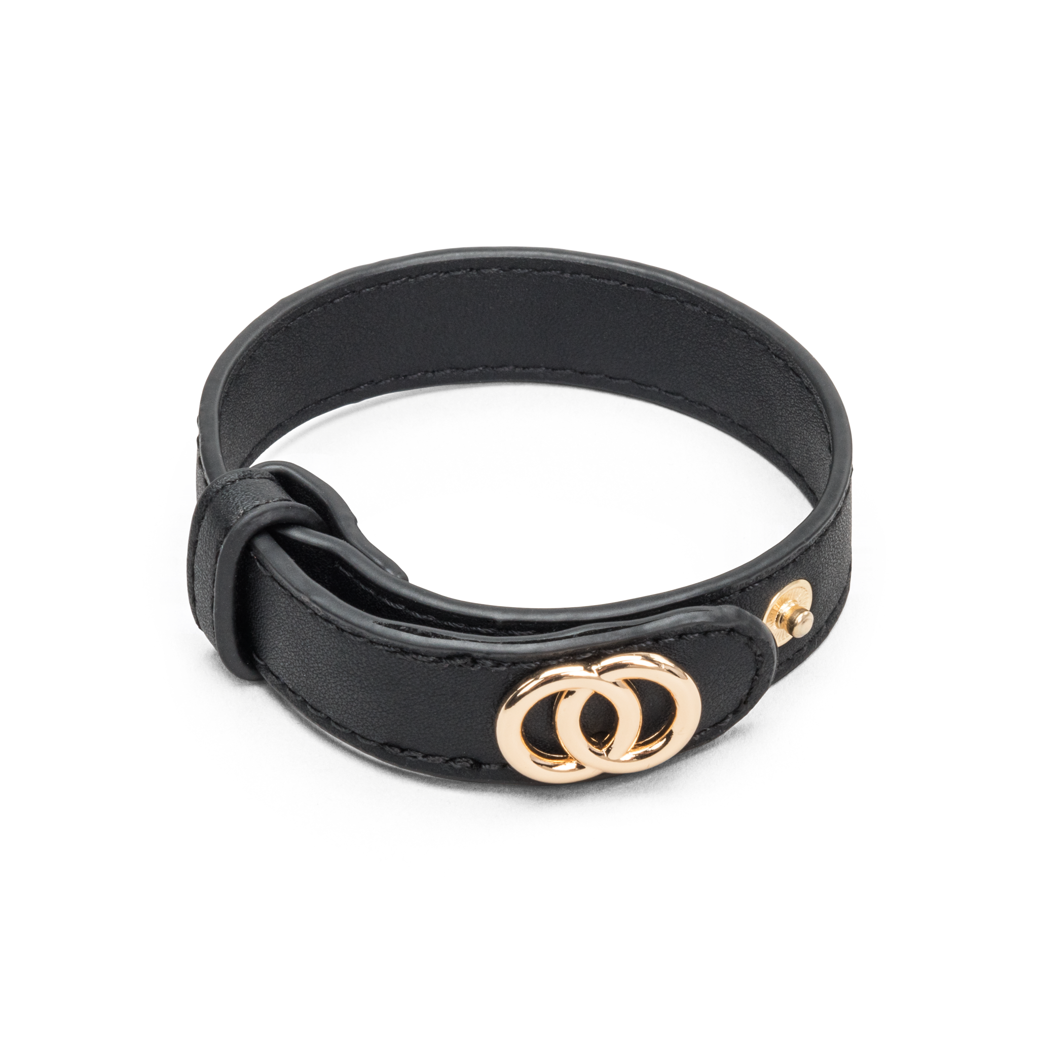 Bracelet, Kunstskinn - Svart