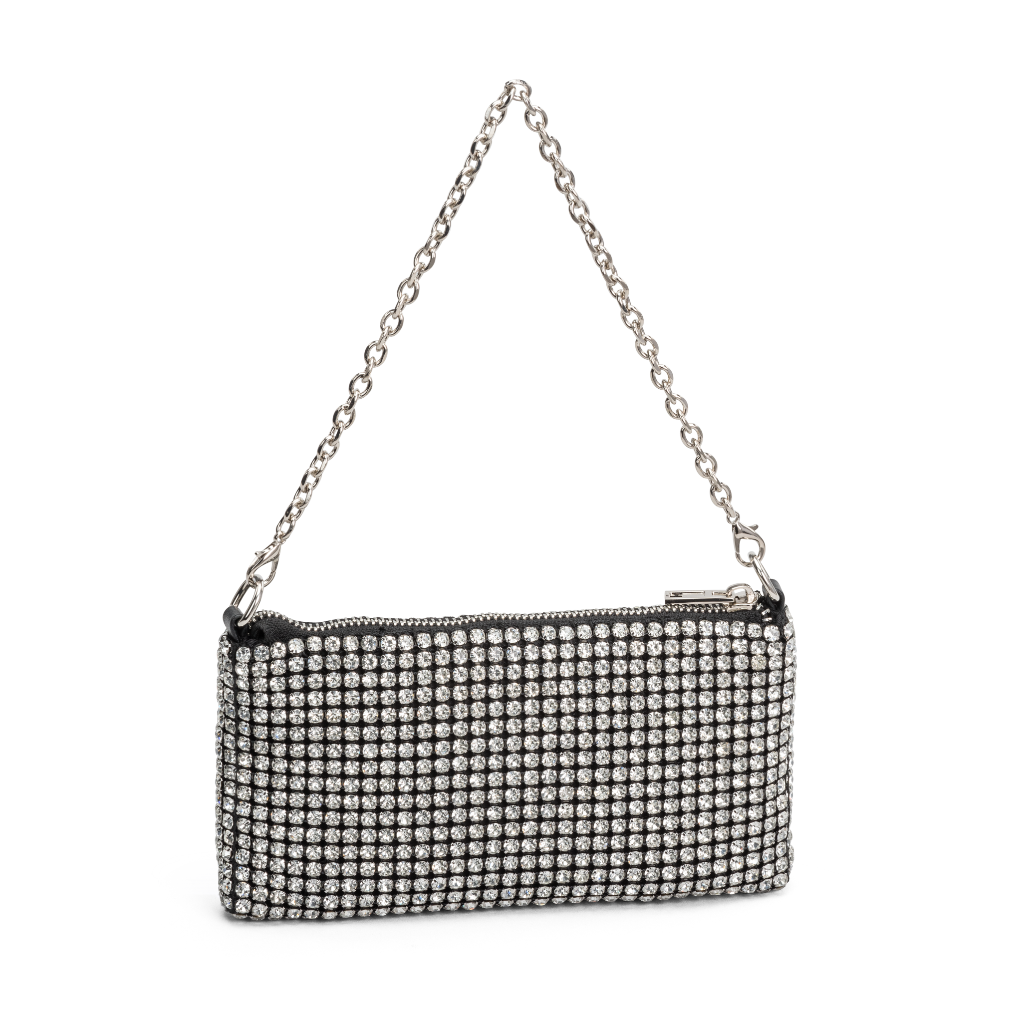 Clutch, Glas stones - Sølv