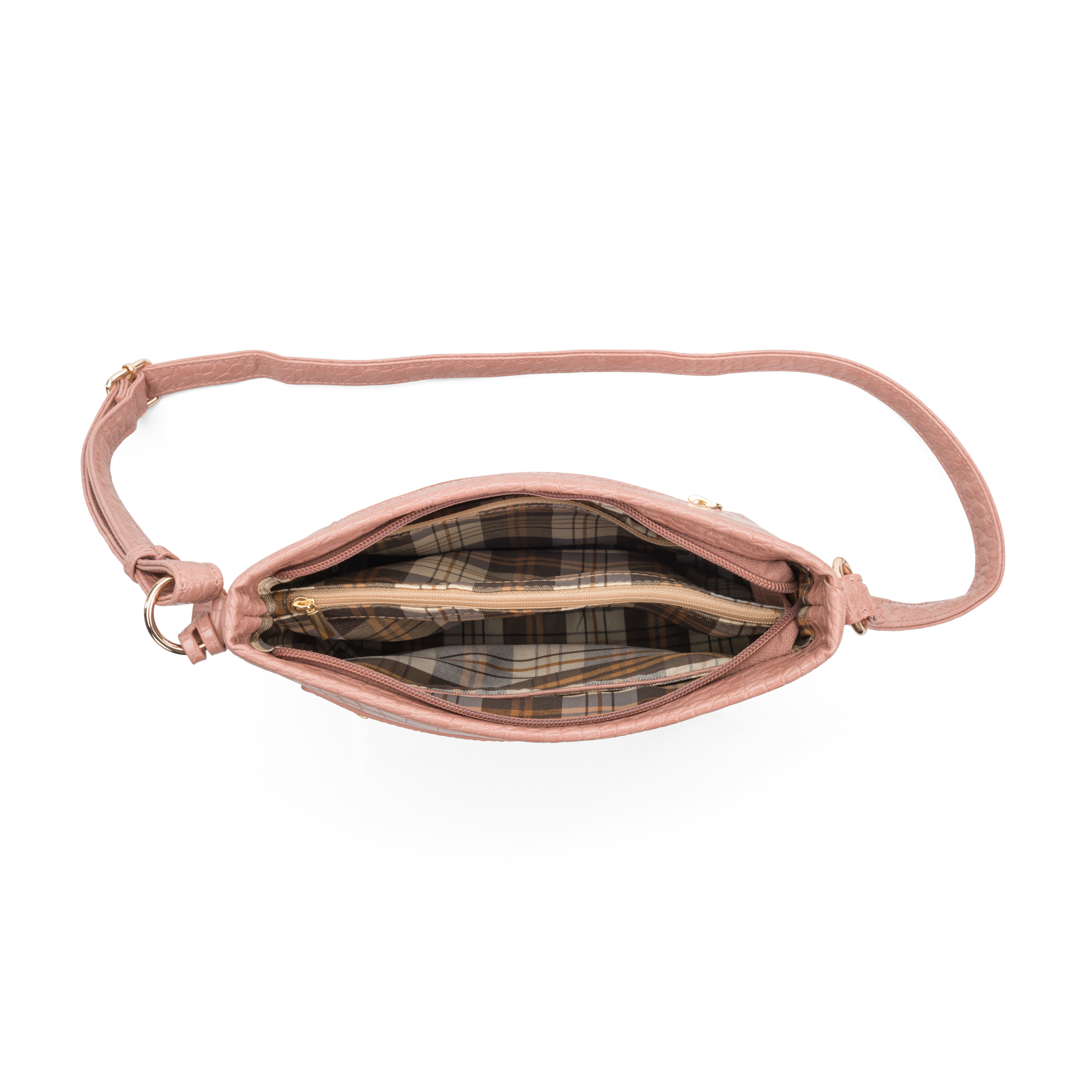Skulderveske, crossbody - Rosa