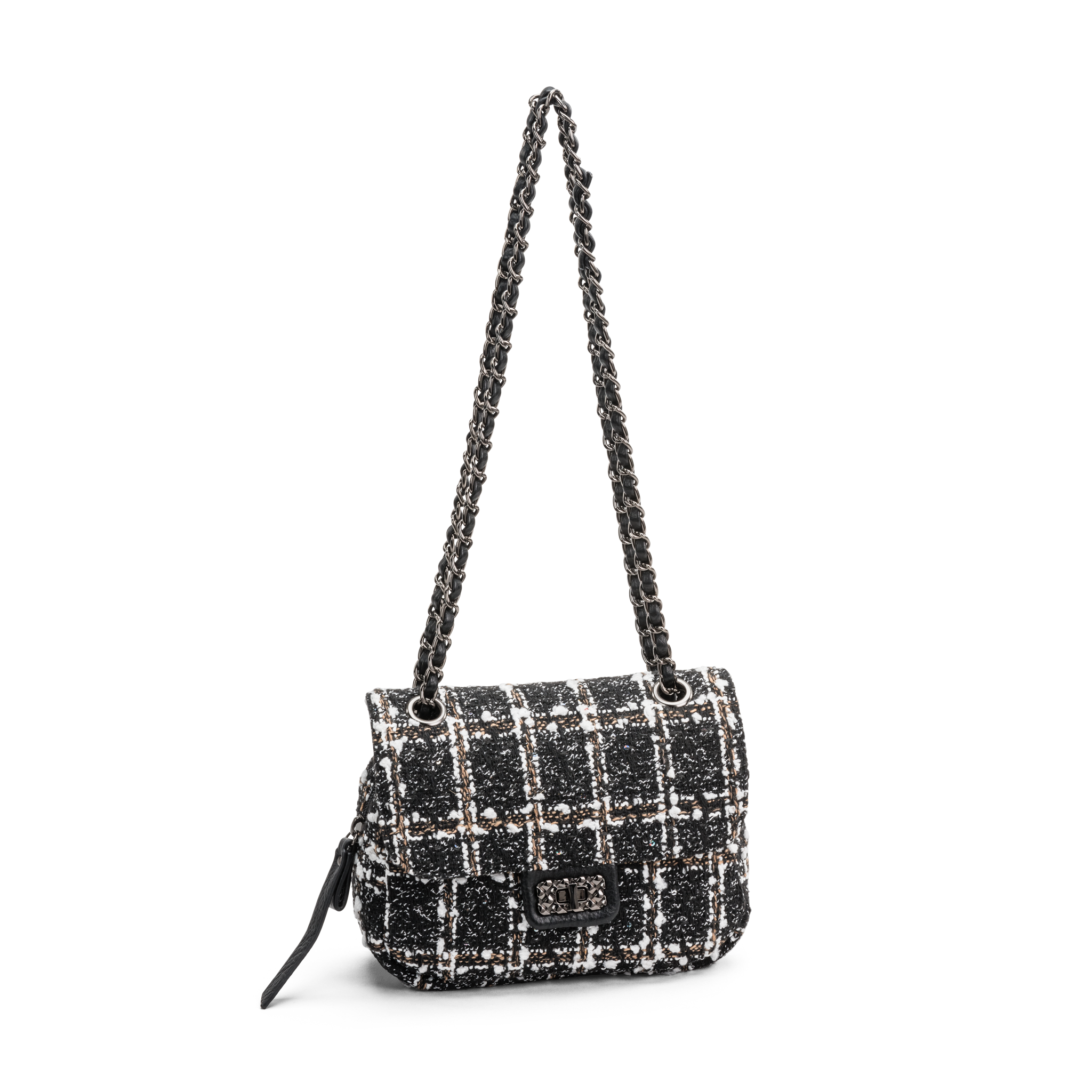Skulderveske, crossbody - Svart mønster