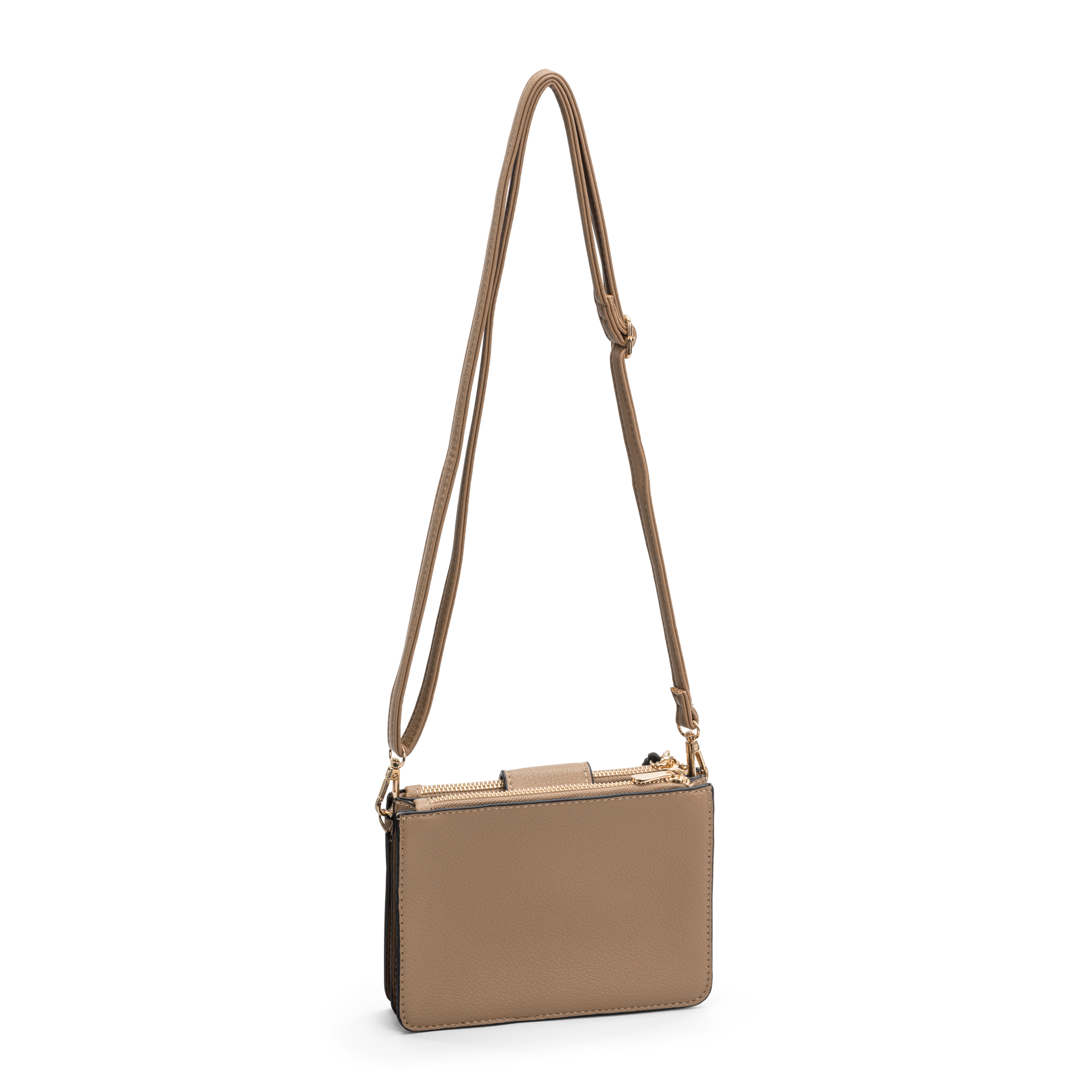 Skulderveske, crossbody - Taupe