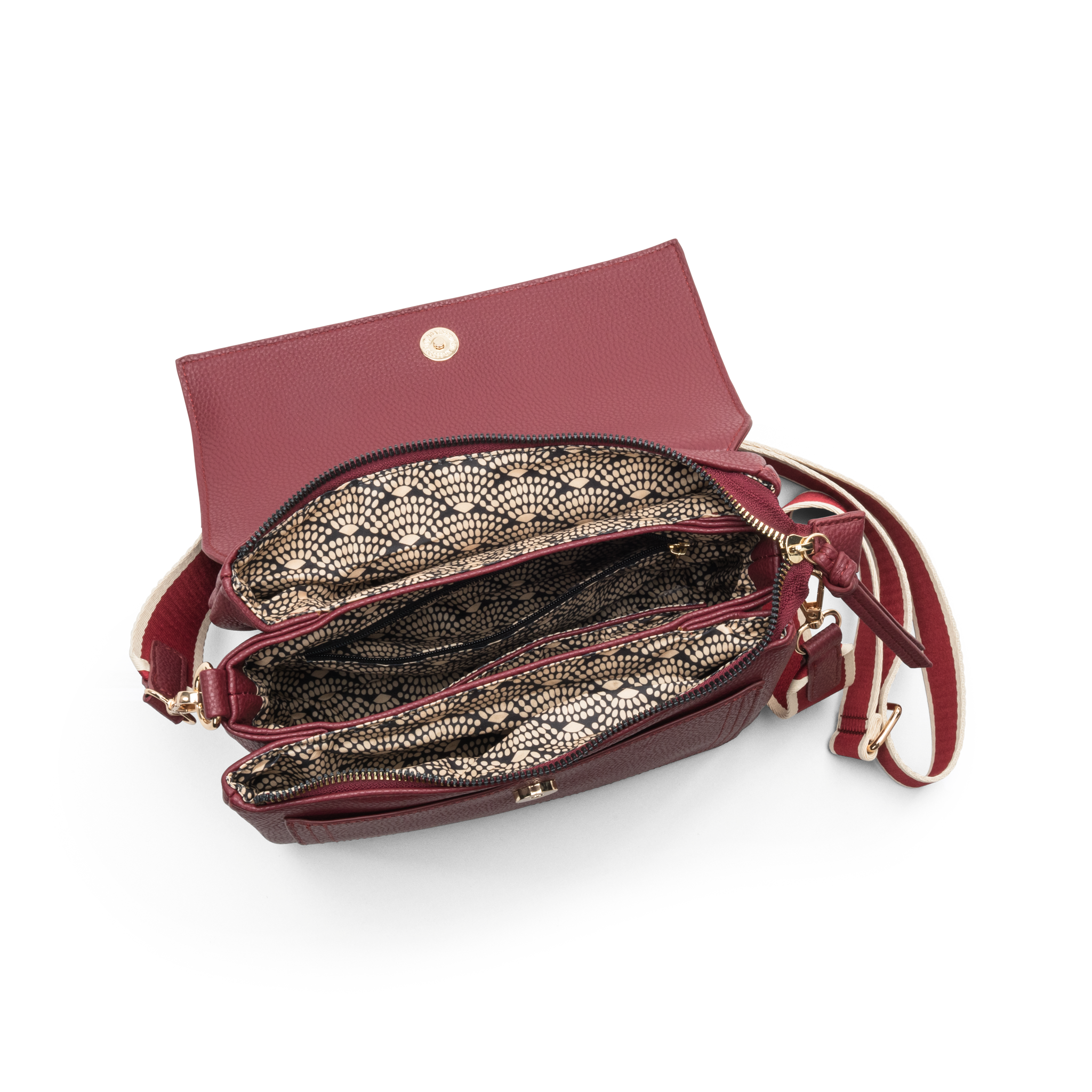 Skulderveske, crossbody - Rød