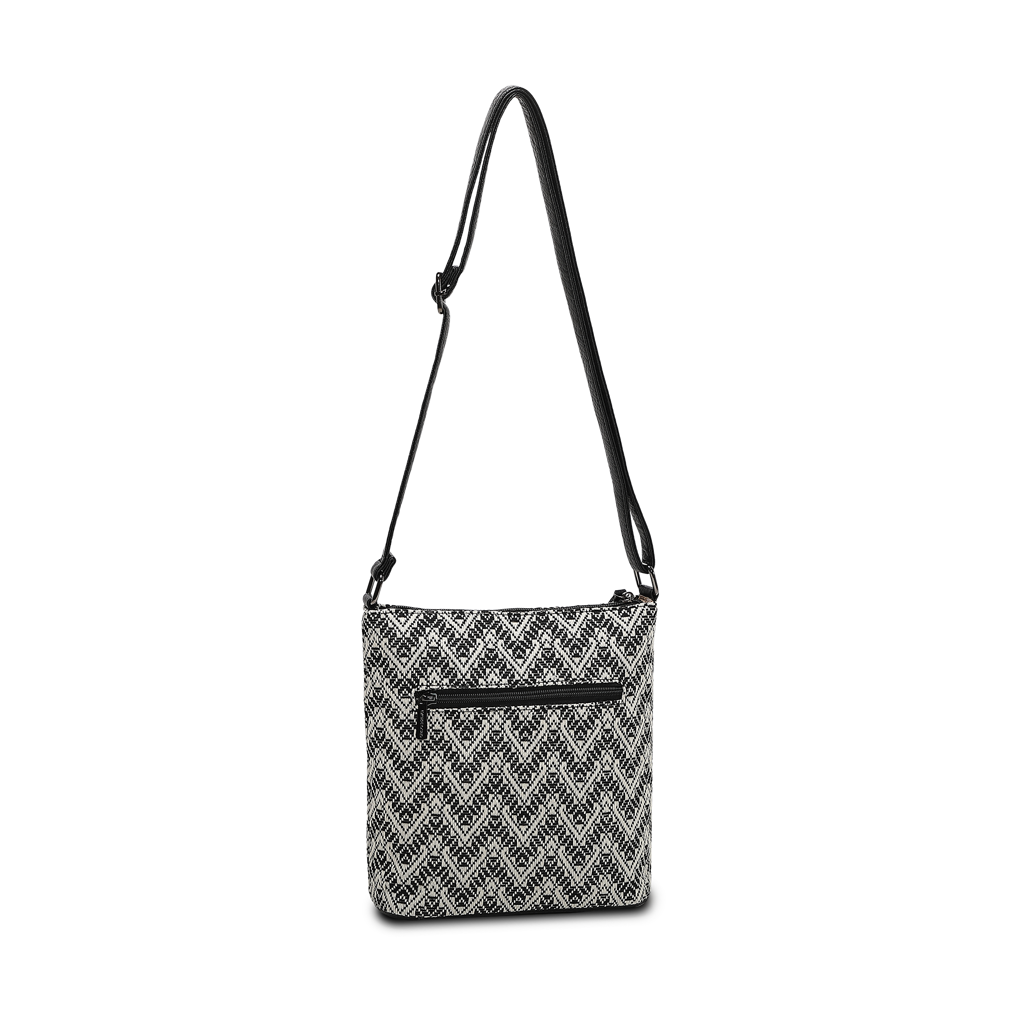 Flora crossbody veske - Black/white