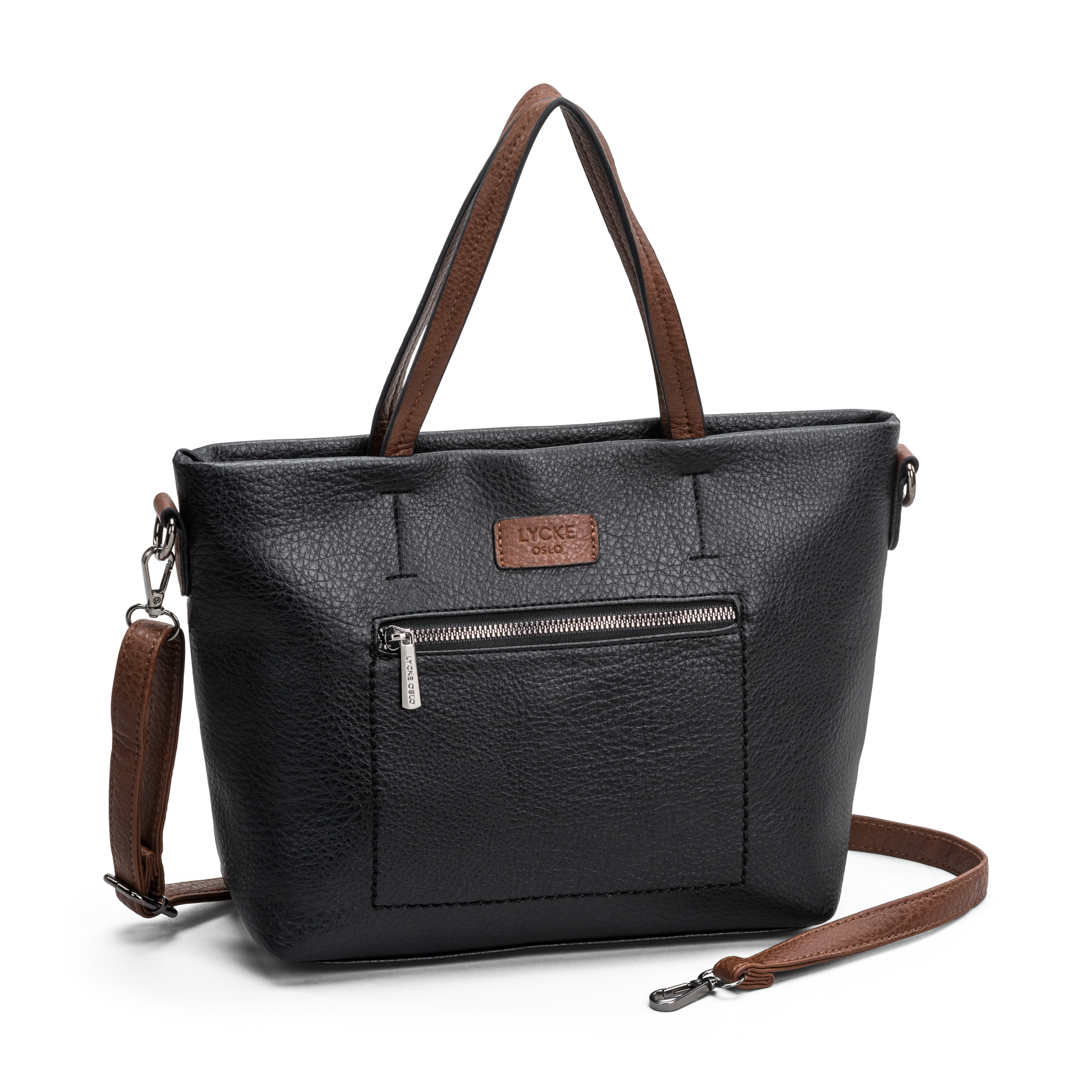 Håndveske, Duett - Black/brown