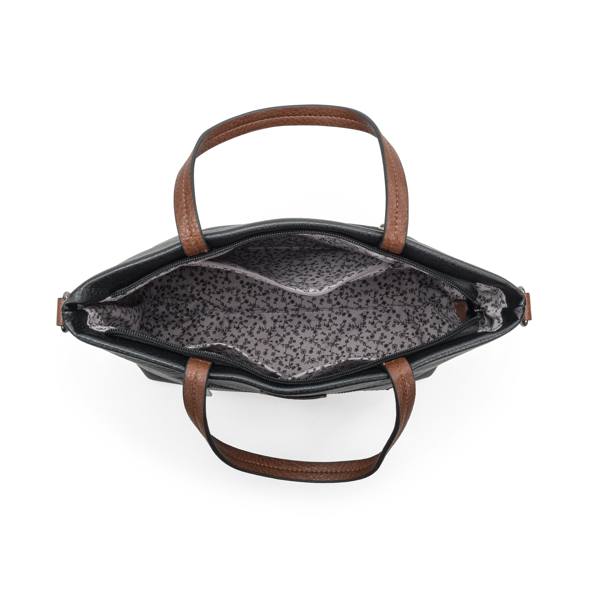 Håndveske, Duett - Black/brown