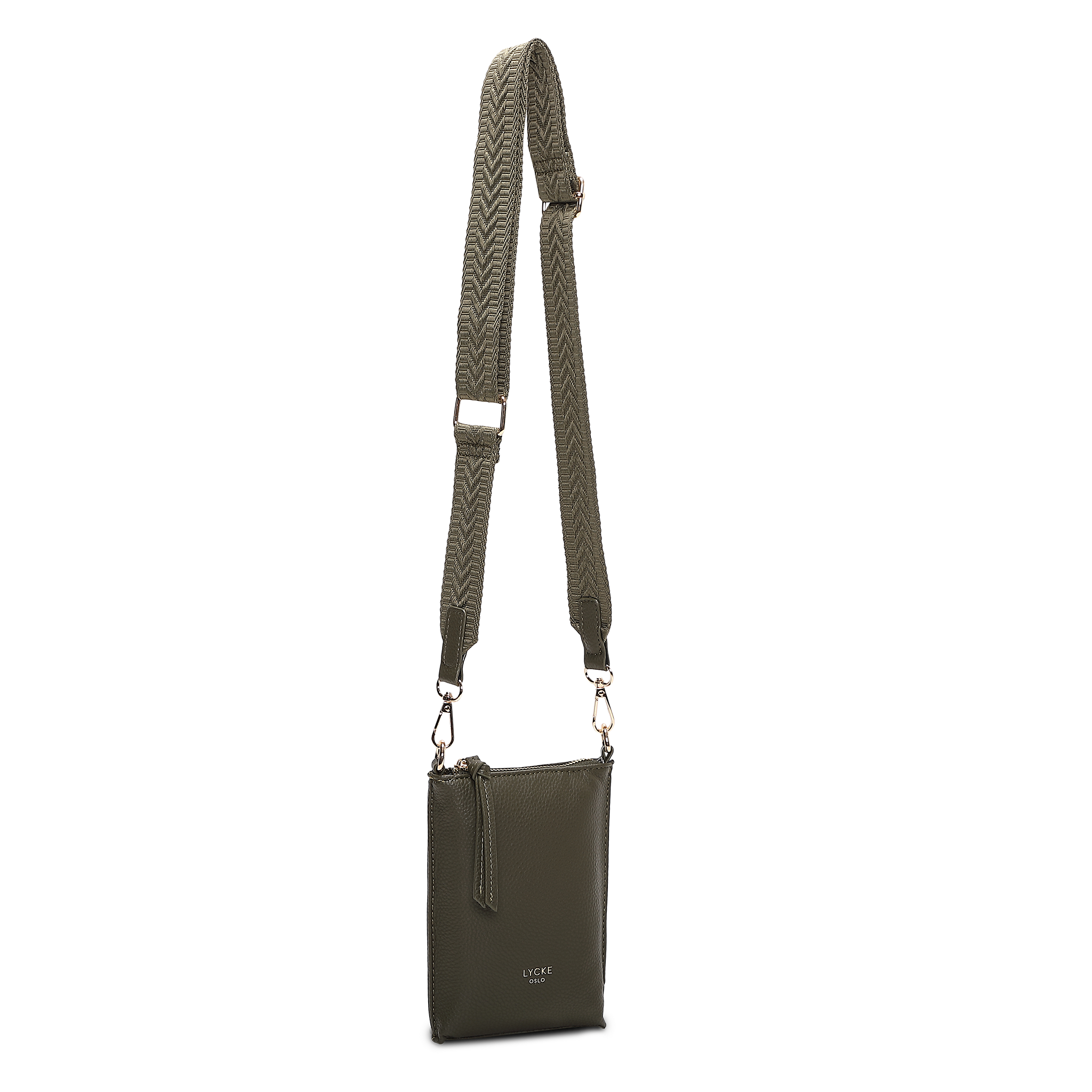Mobilveske i crossbody-modell - Grønn