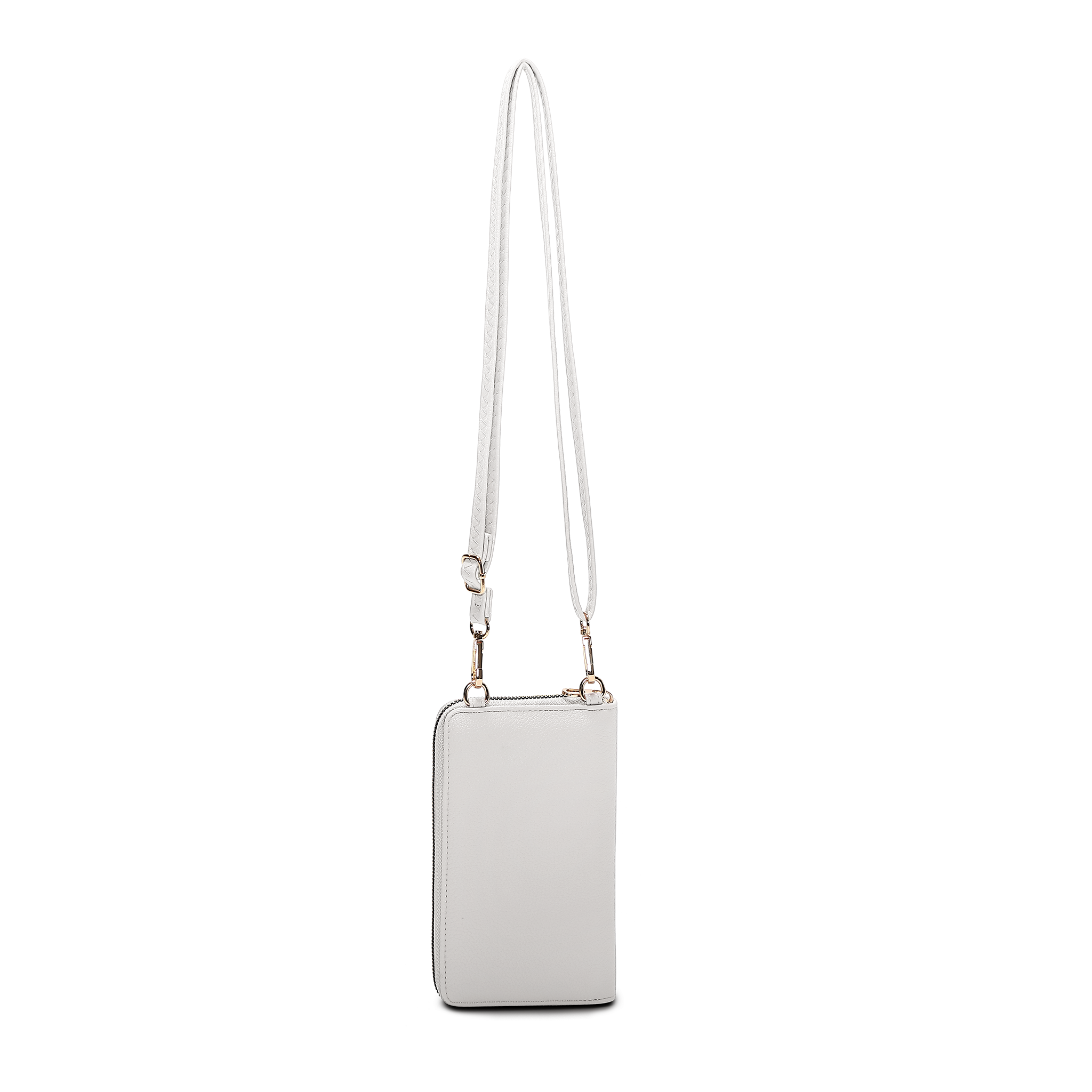 Mobilveske i crossbody-modell - Hvit