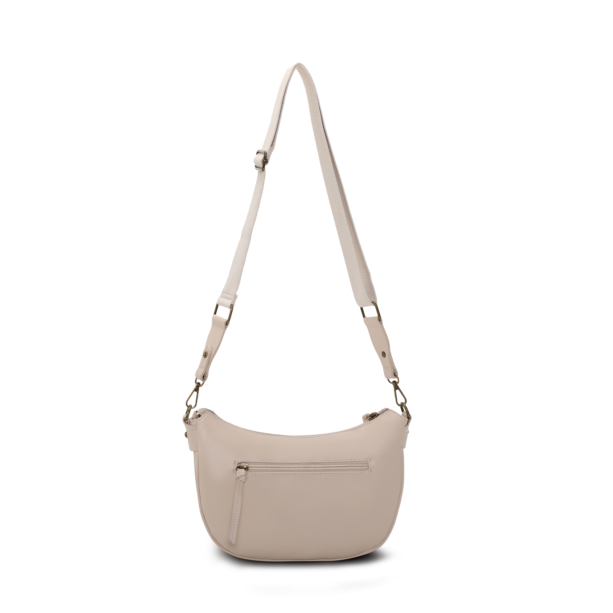 Skulderveske i crossbody-modell - Beige