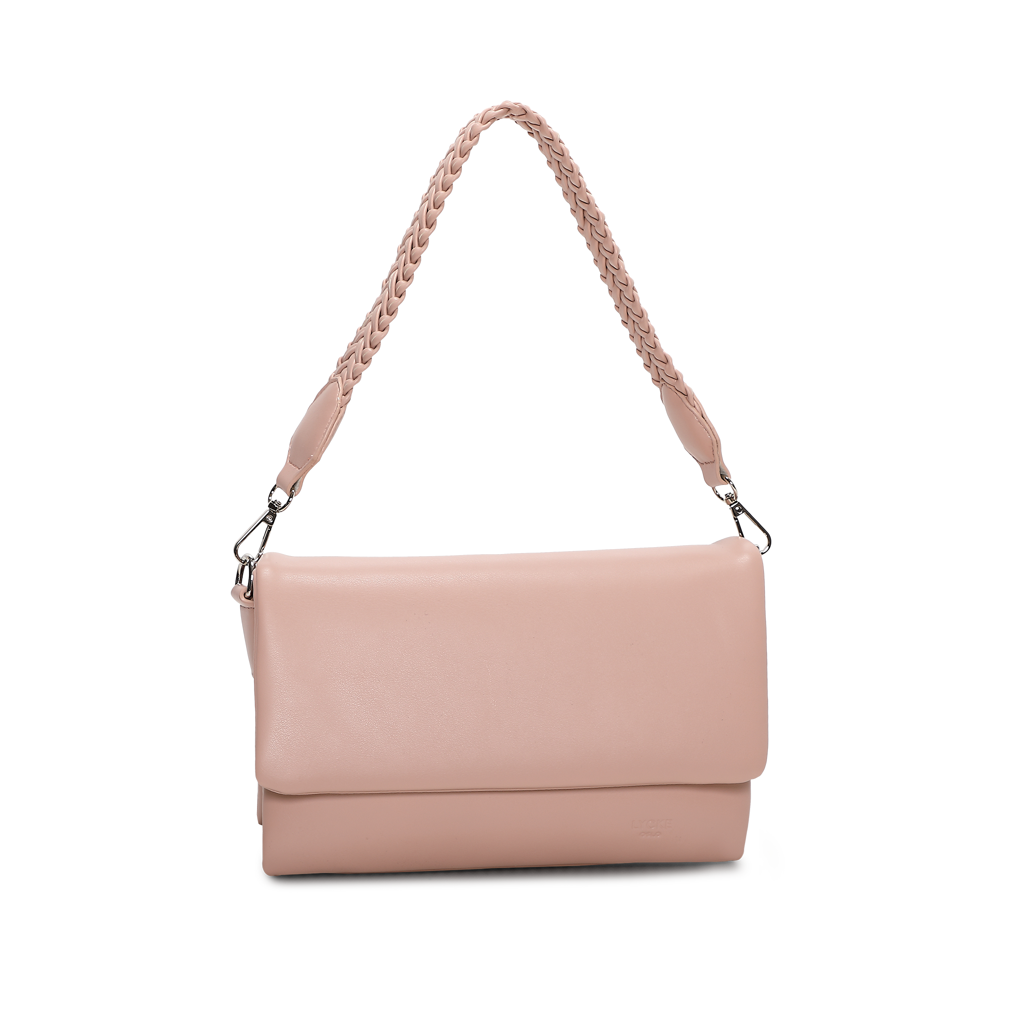 Skulderveske i crossbody-modell - Rosa