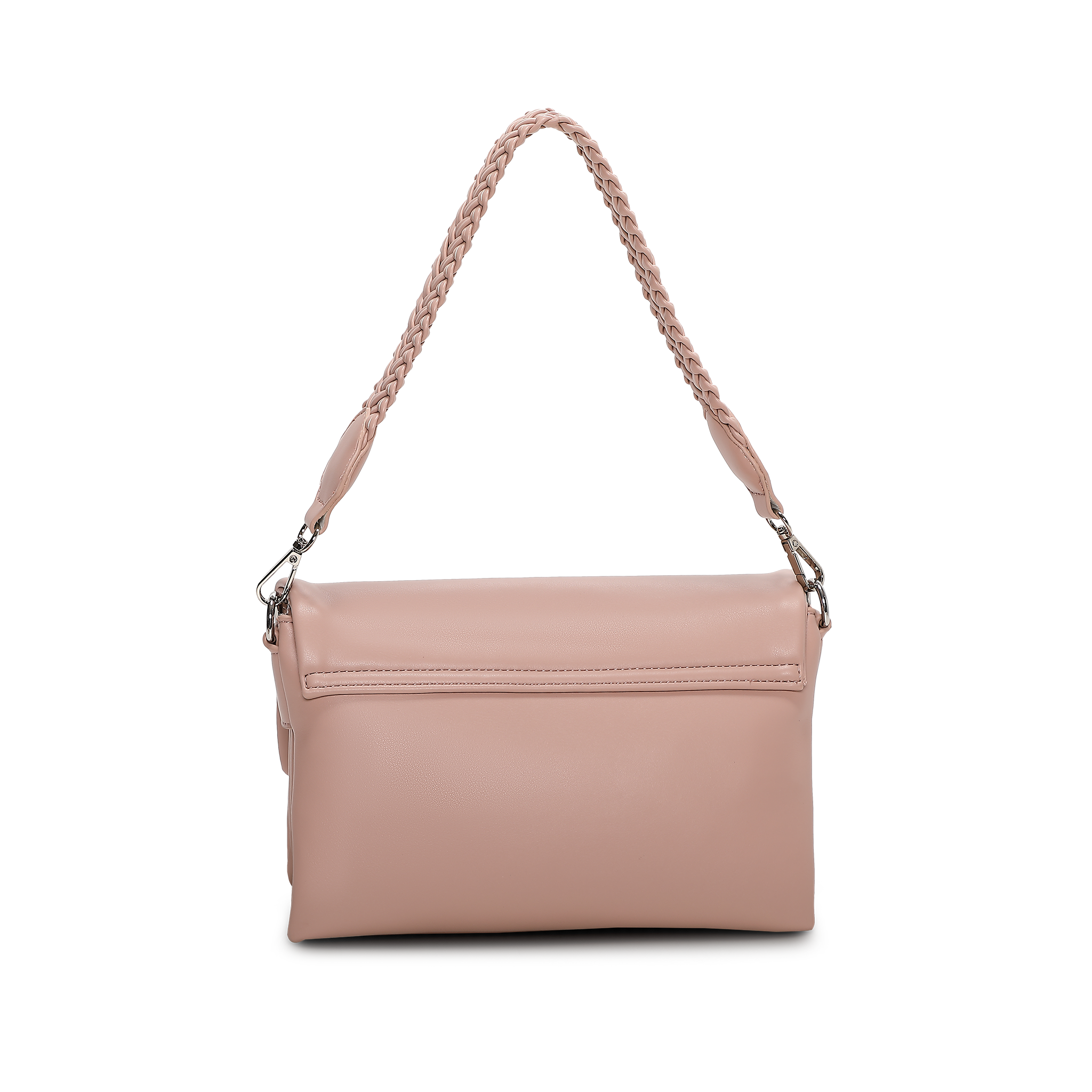Skulderveske i crossbody-modell - Rosa