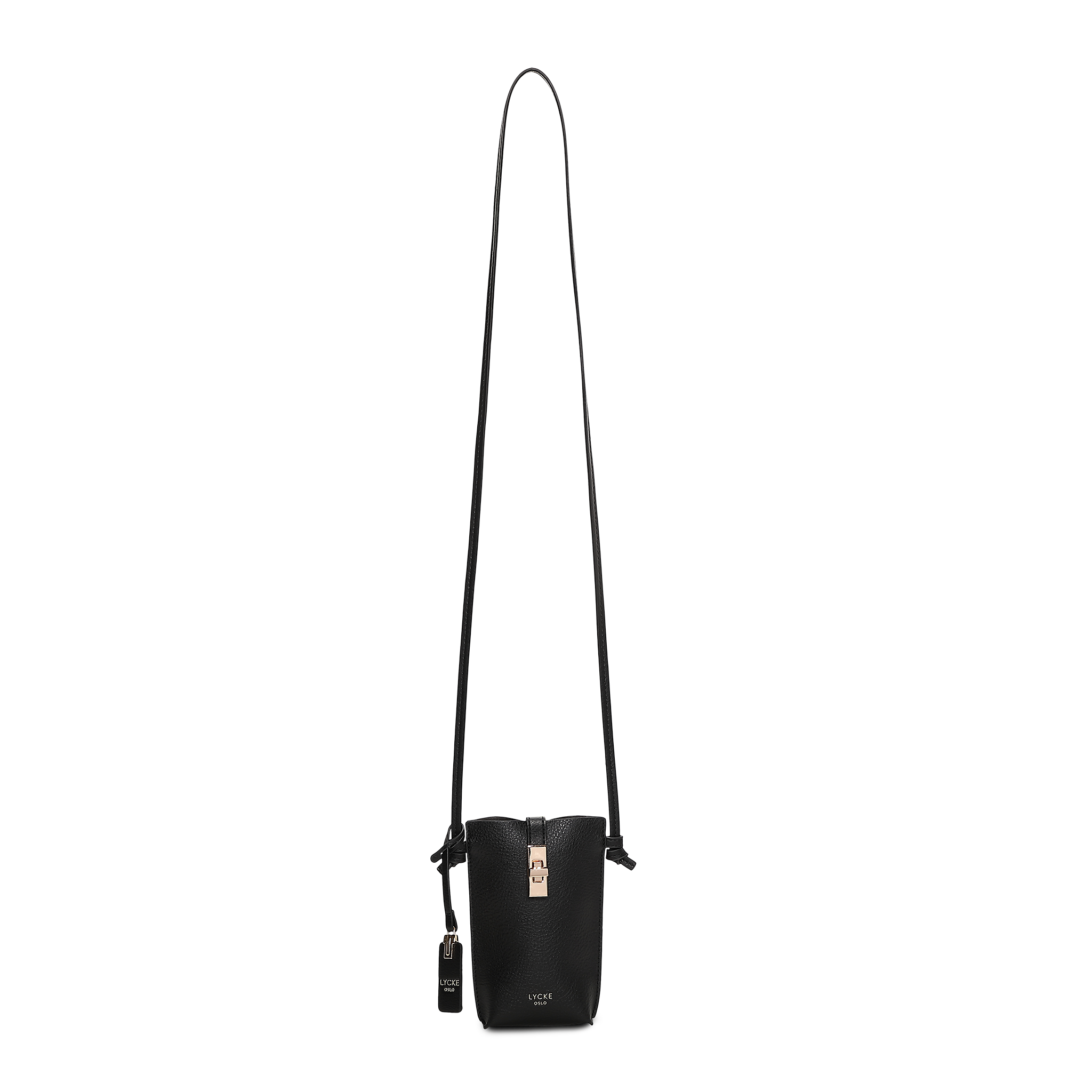 Mobilveske i crossbody-modell - Svart