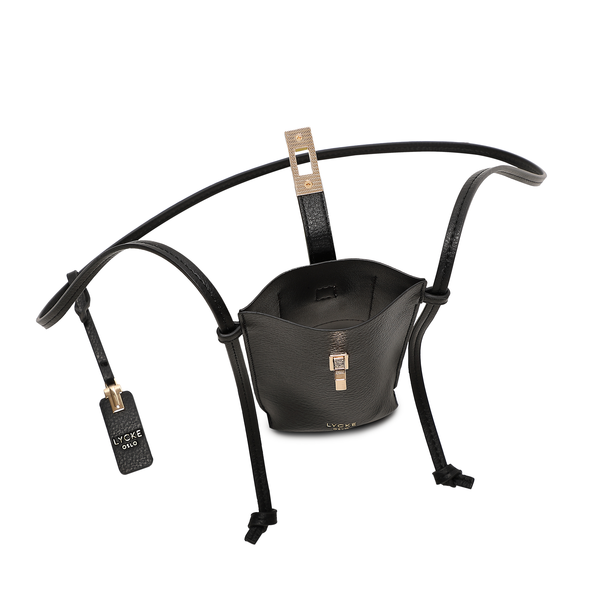 Mobilveske i crossbody-modell - Svart
