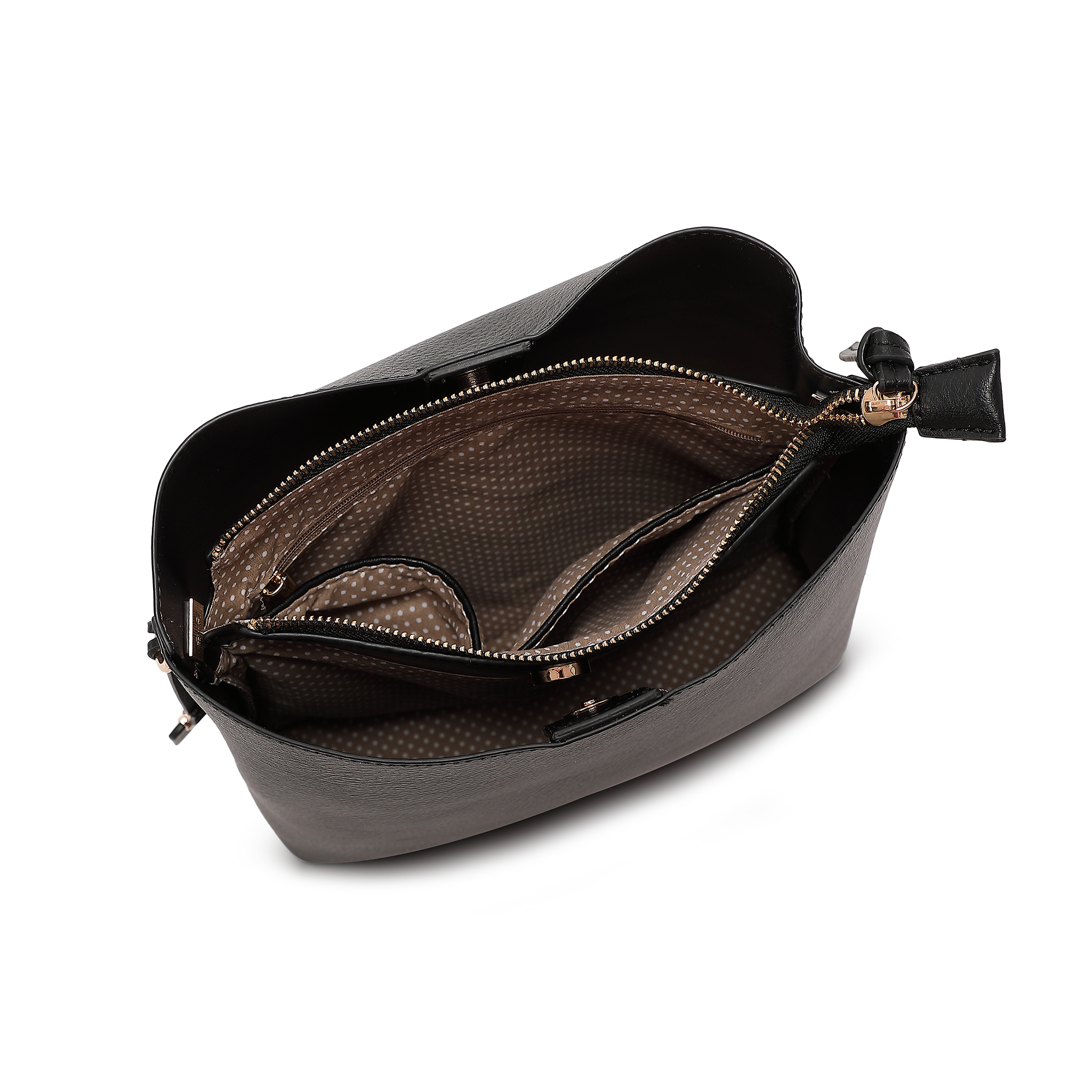 Skulderveske i crossbody-modell - Svart