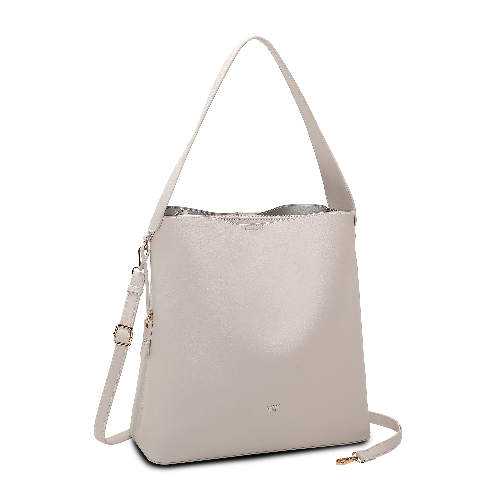 Håndveske i crossbody-modell - Grå