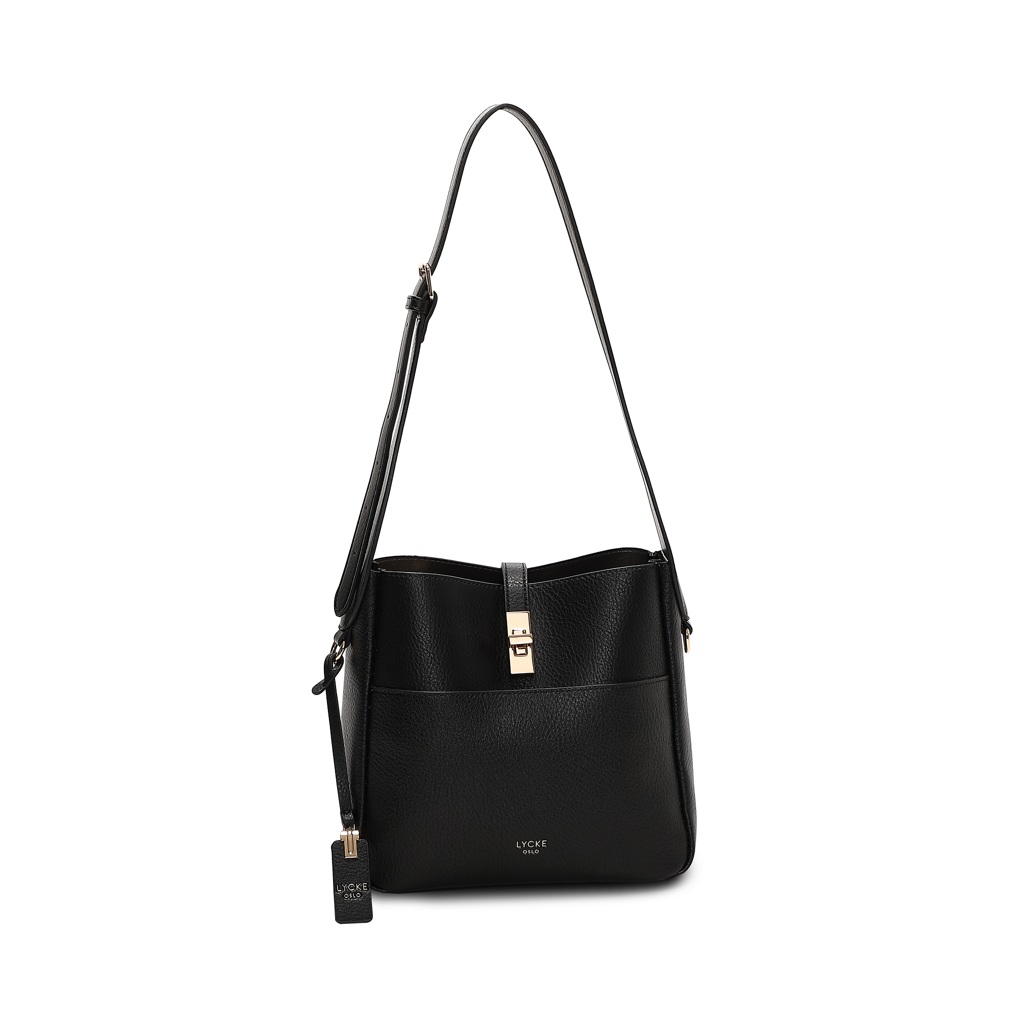 Skulderveske i crossbody-modell - Svart