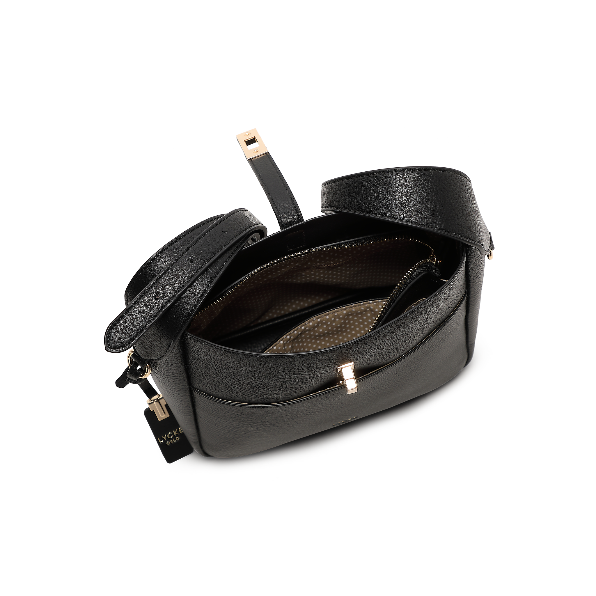 Skulderveske i crossbody-modell - Svart