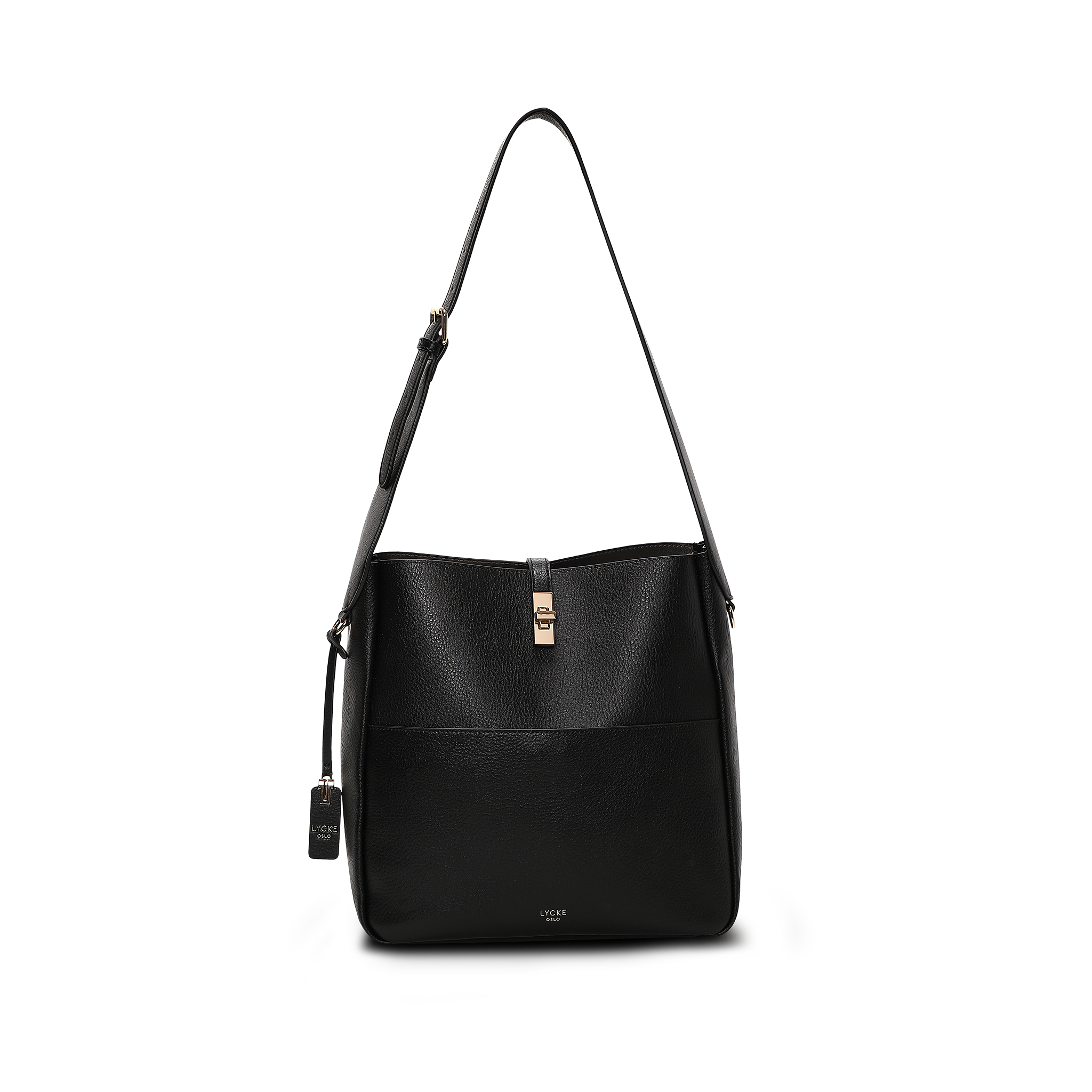 Skulderveske i crossbody-modell - Svart