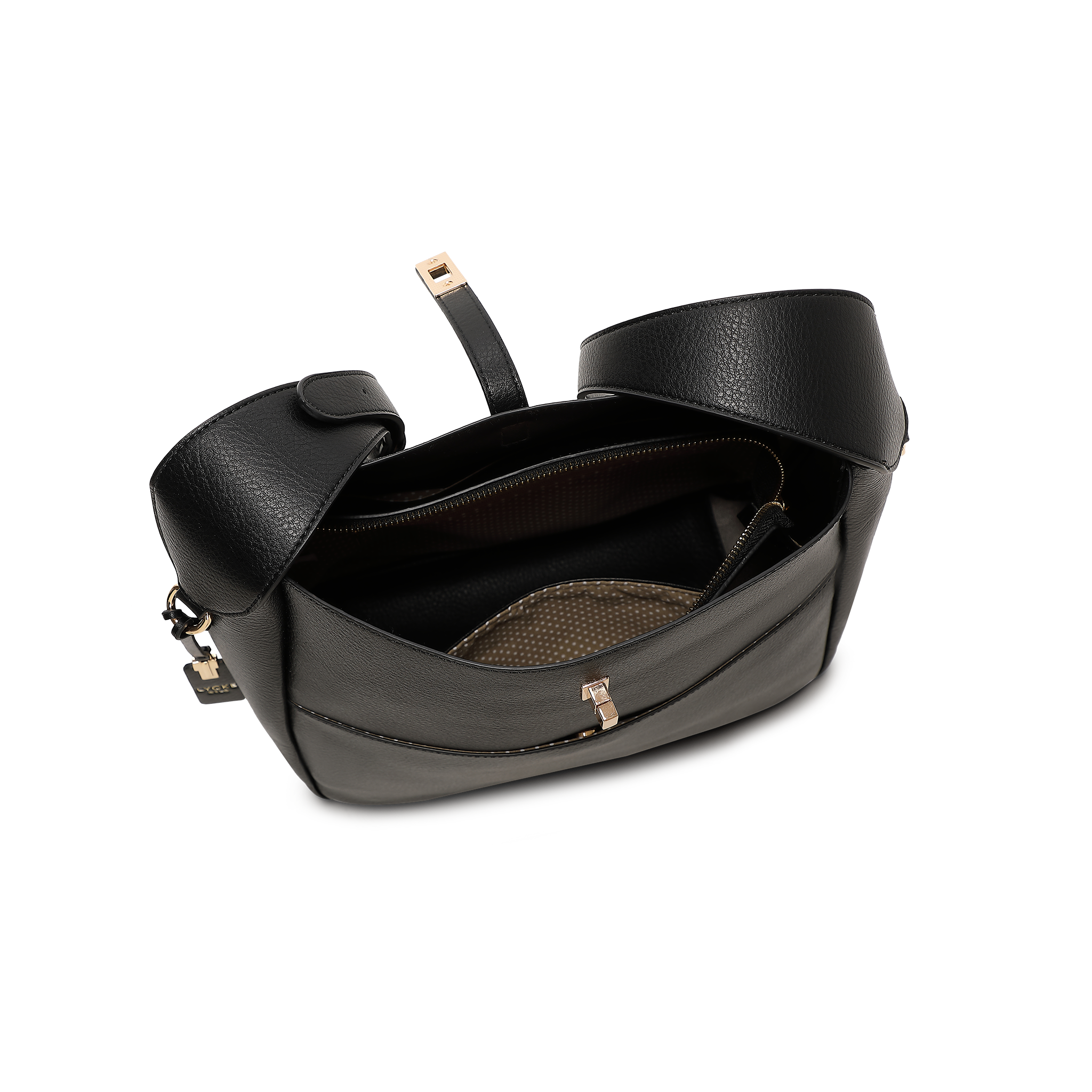 Skulderveske i crossbody-modell - Svart