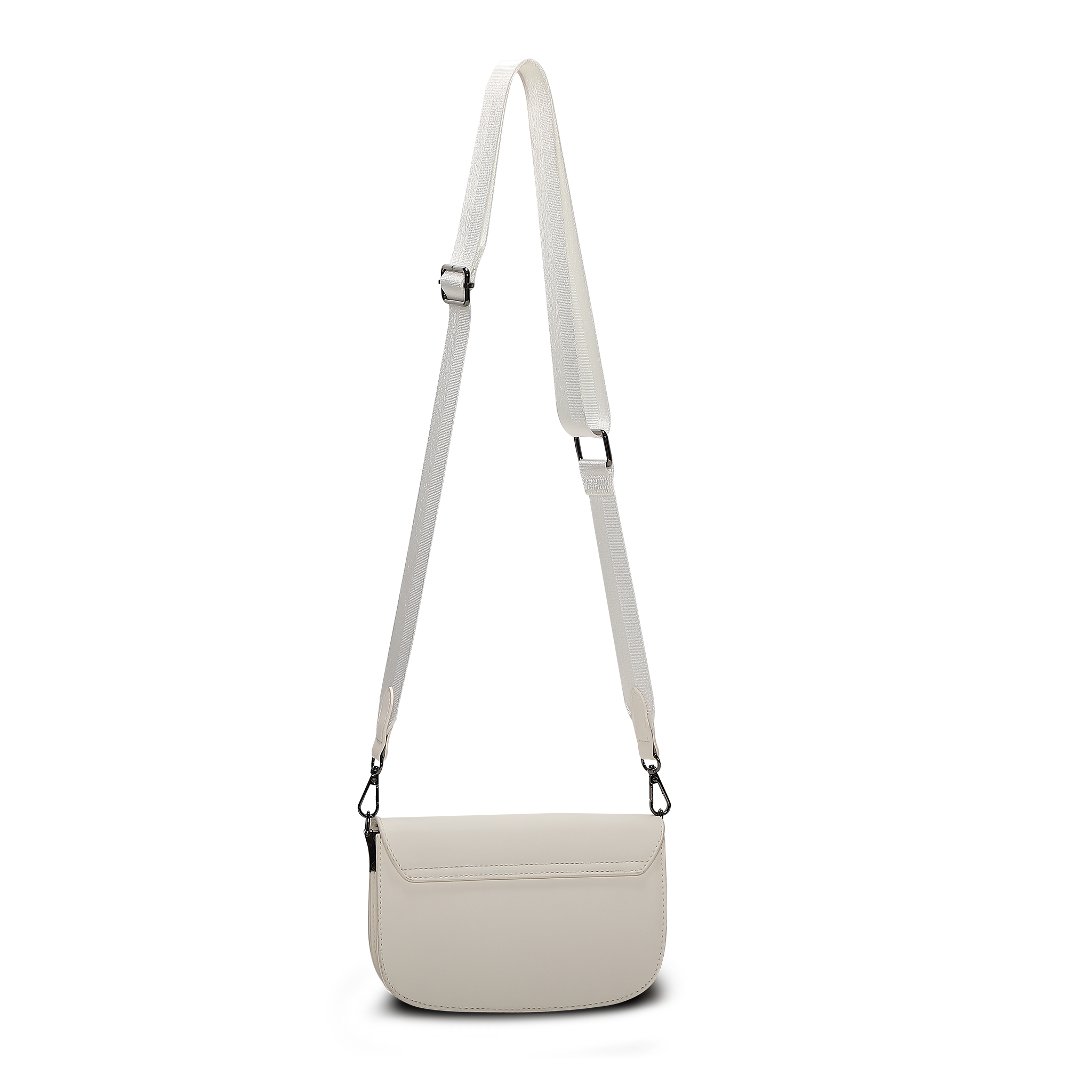 Skulderveske i crossbody-modell - Hvit