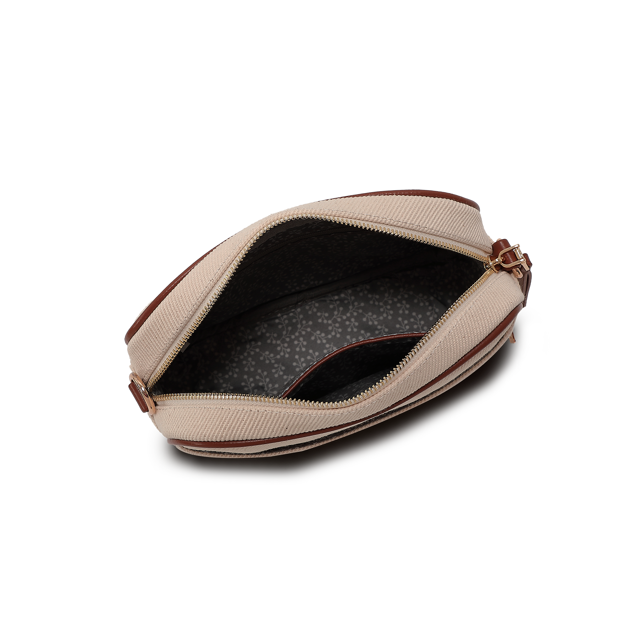 Skulderveske i crossbody-modell - Beige