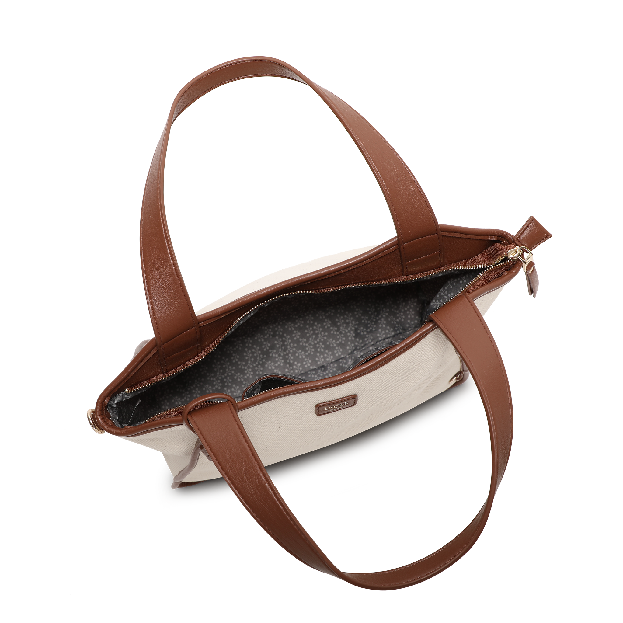 Håndveske i tote bag-modell - Beige