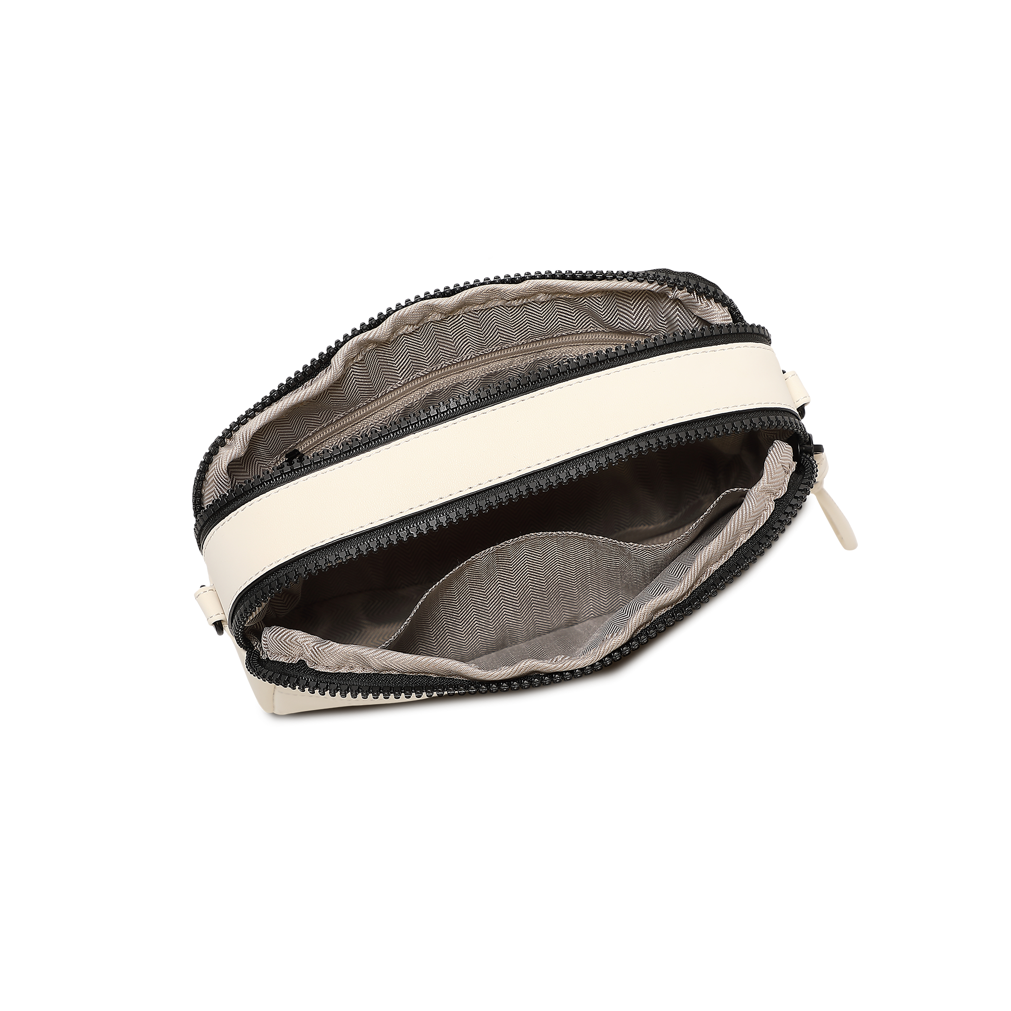 Skulderveske i crossbody-modell - Hvit