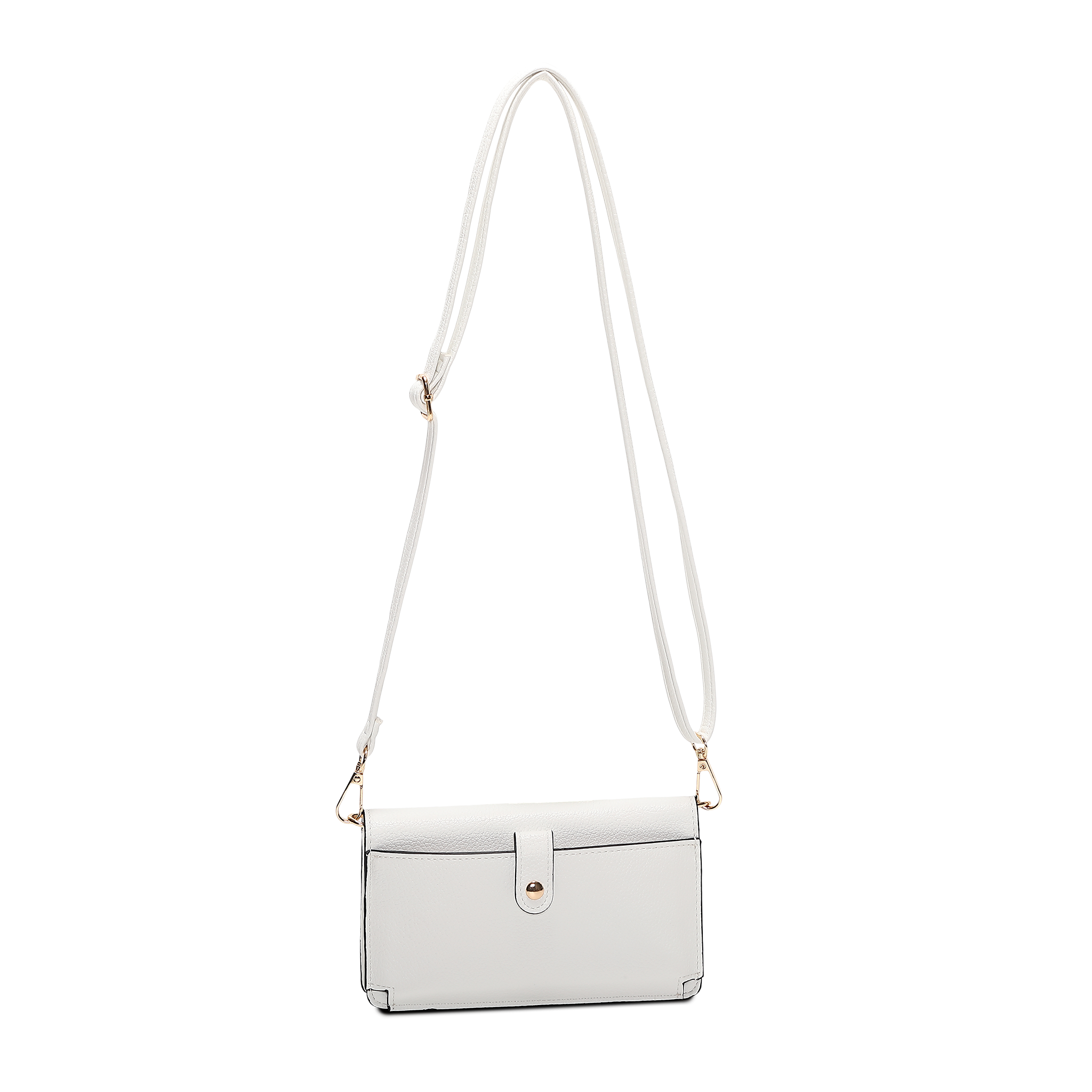 Skulderveske i crossbody-modell - Hvit