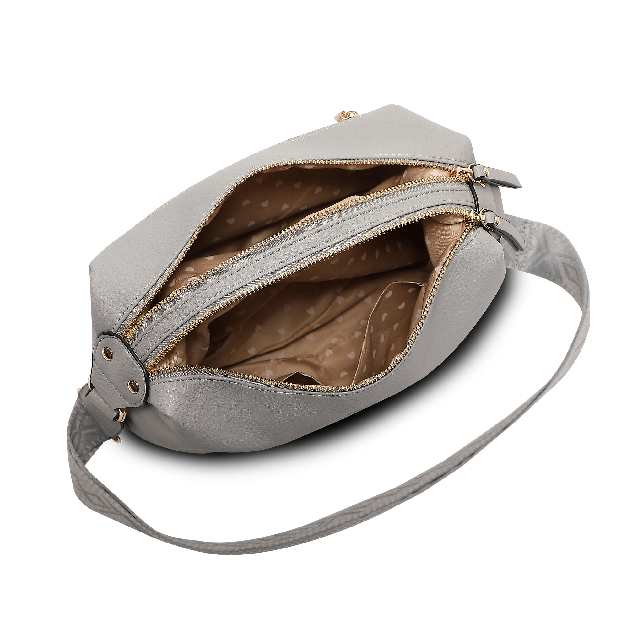 Alma Skulderveske Crossbody - Grå