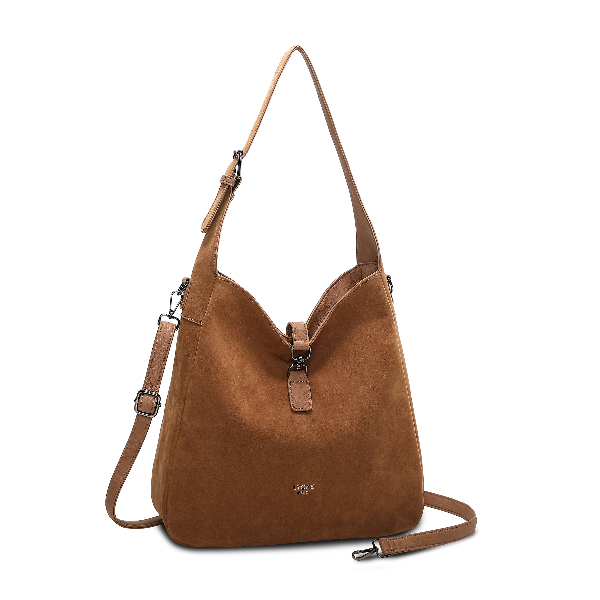 Carina skulderveske hobo - Caramel