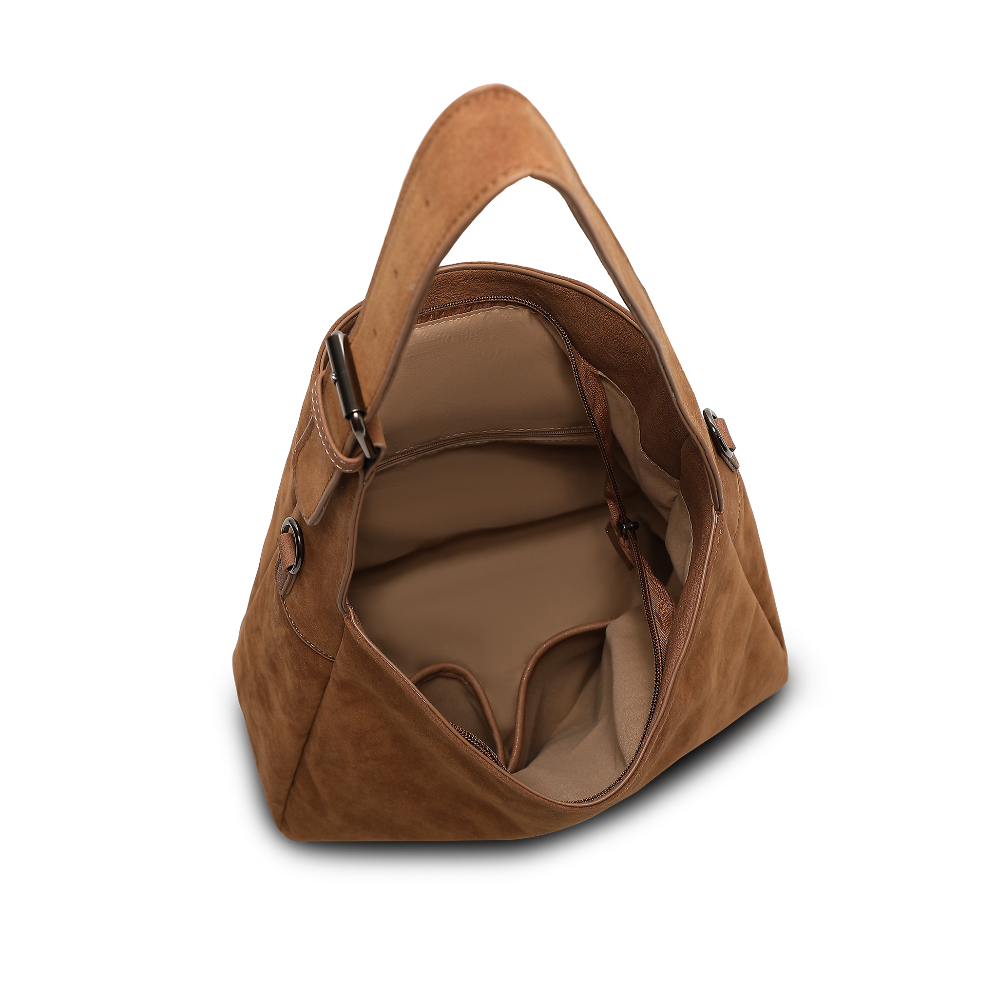 Carina skulderveske hobo - Caramel