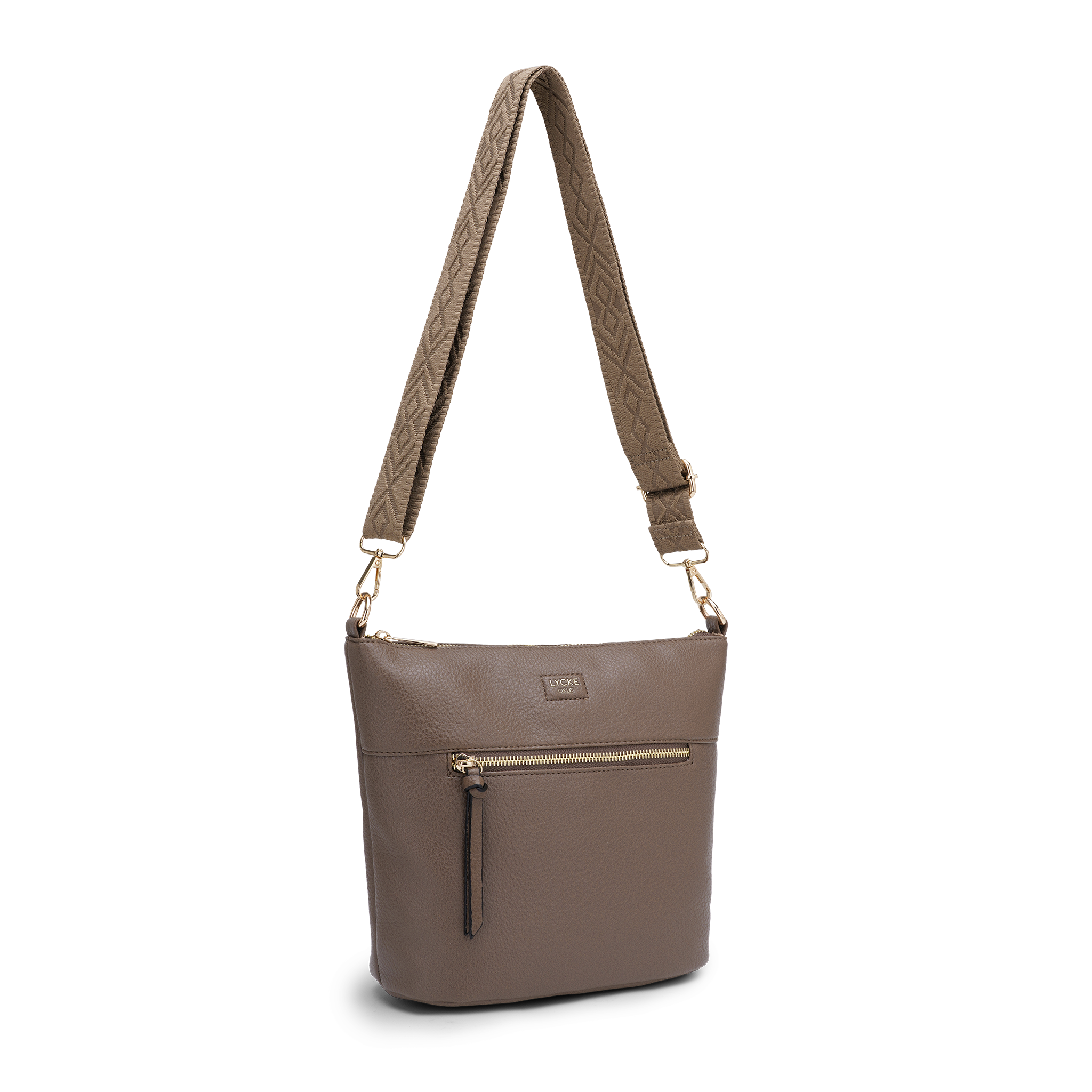 Alma crossbody-veske - Taupe