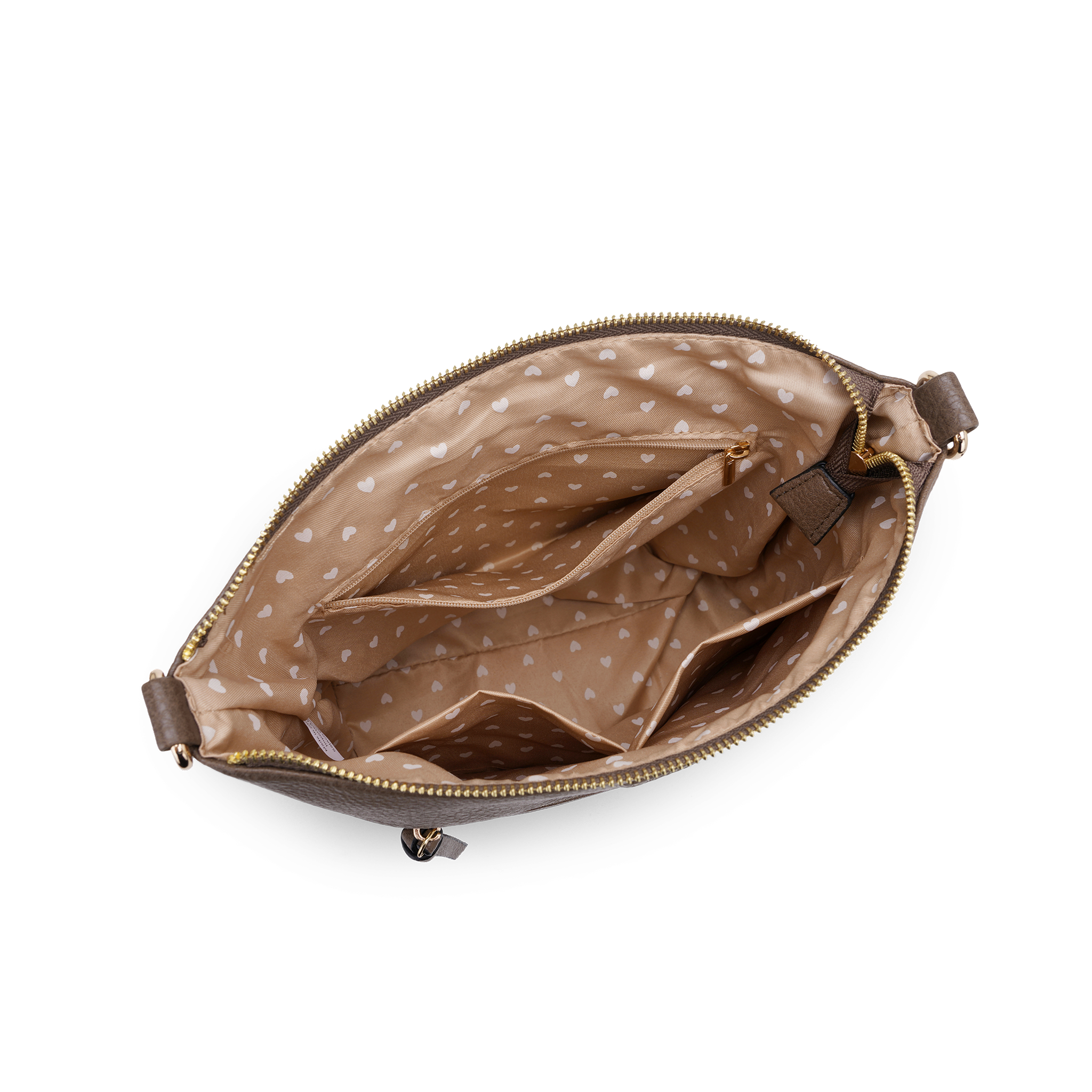 Alma crossbody-veske - Taupe
