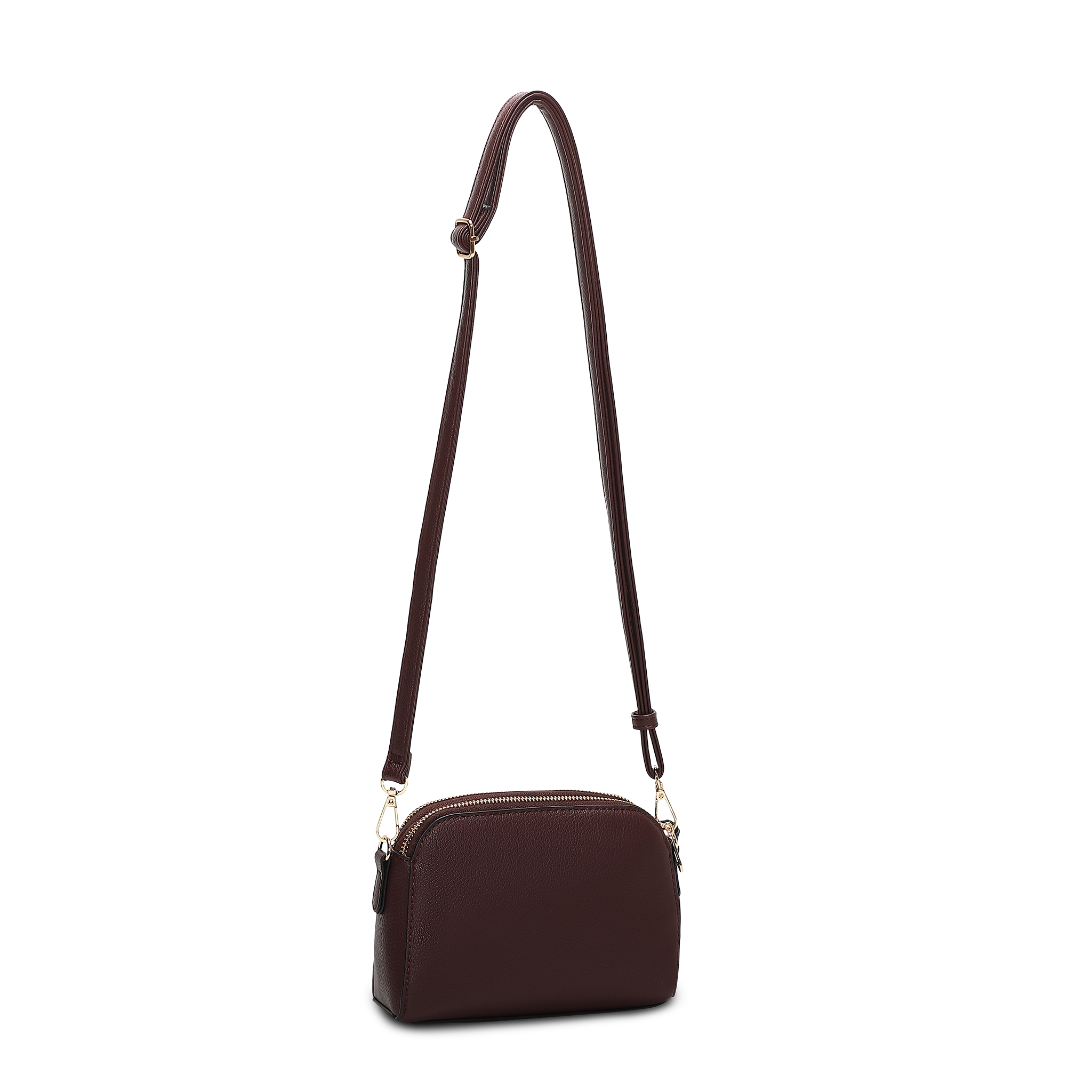 Crossbody-veske - Burgunder
