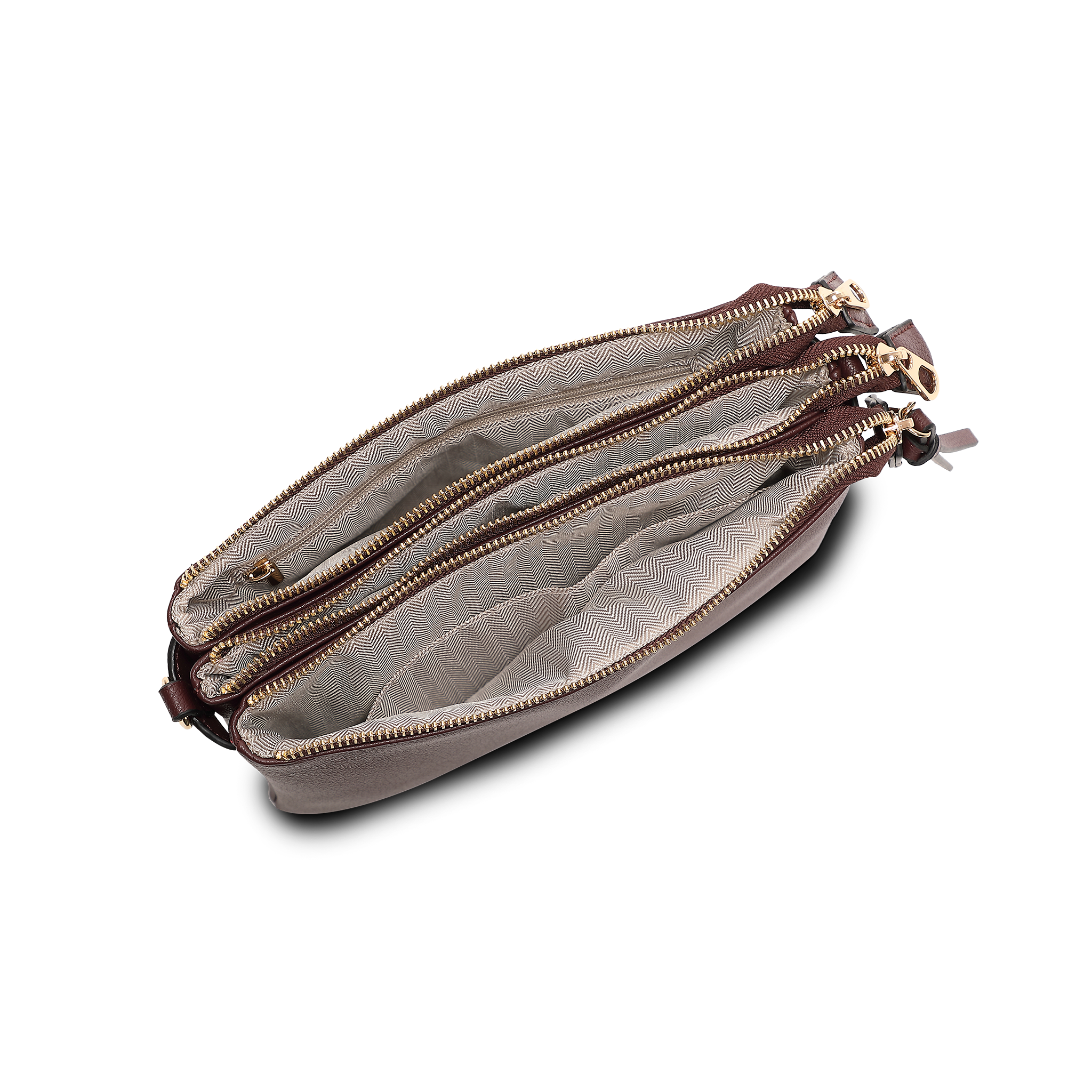 Crossbody-veske - Burgunder