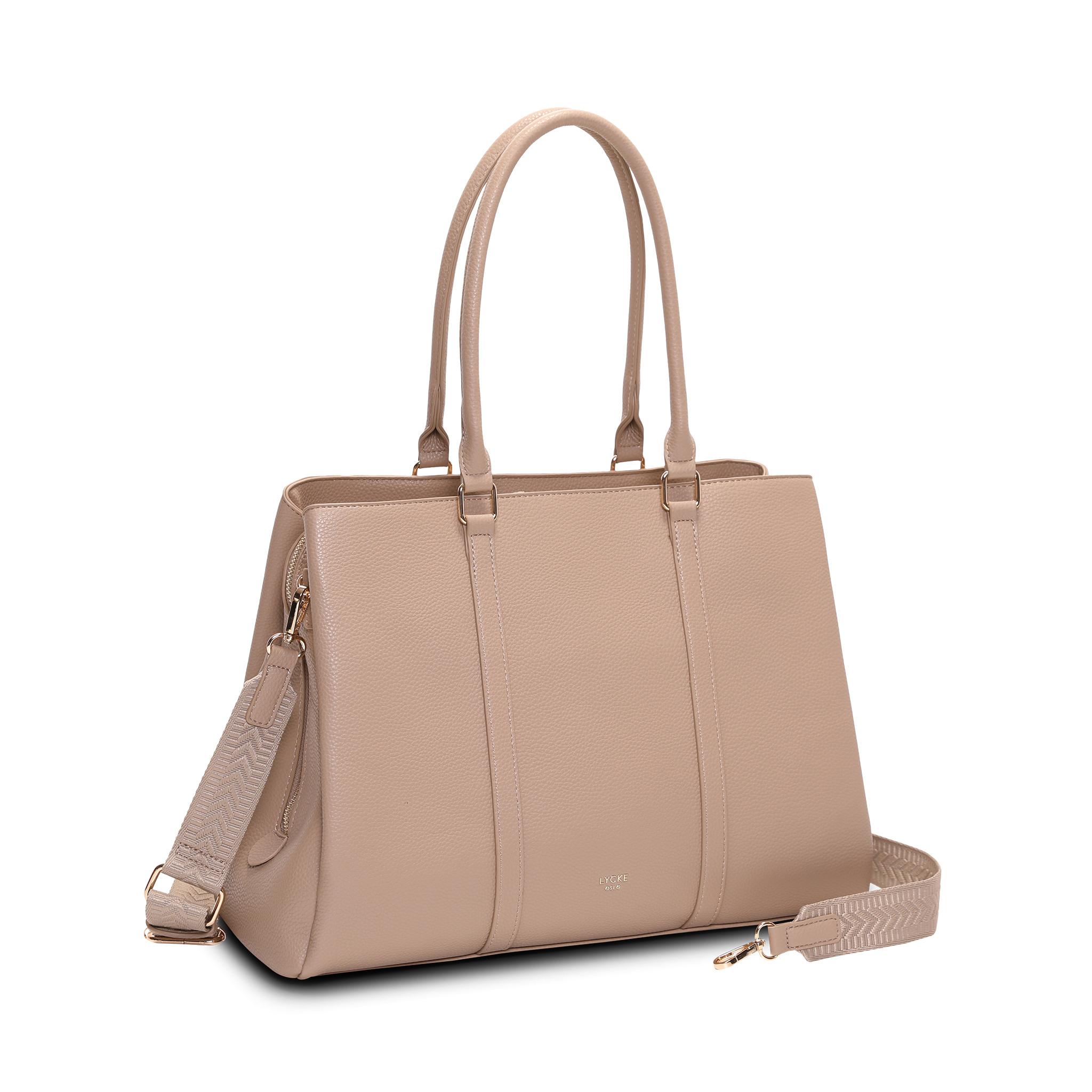 Sandnes jobbveske - Taupe