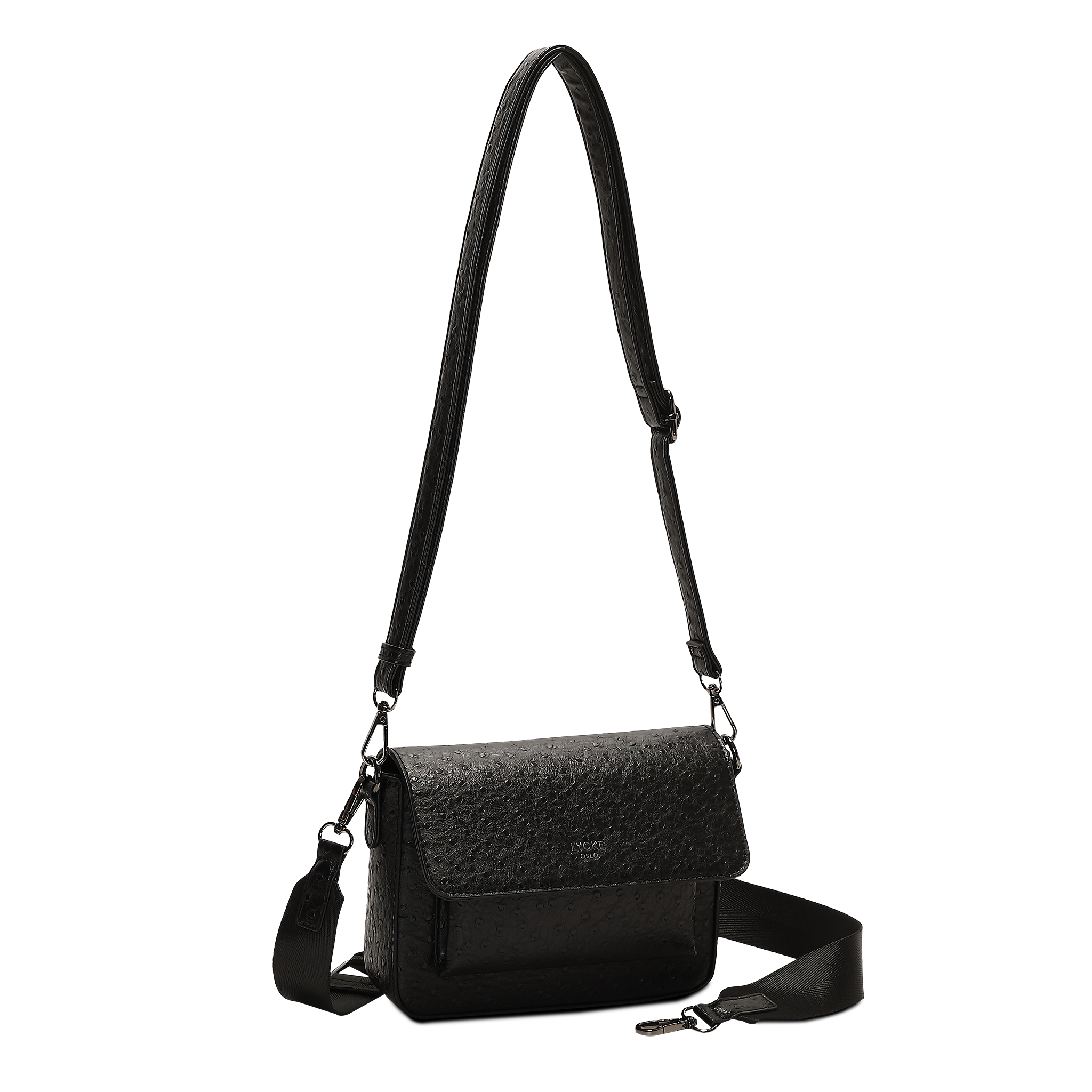 Levanger skulderveske - Black/black