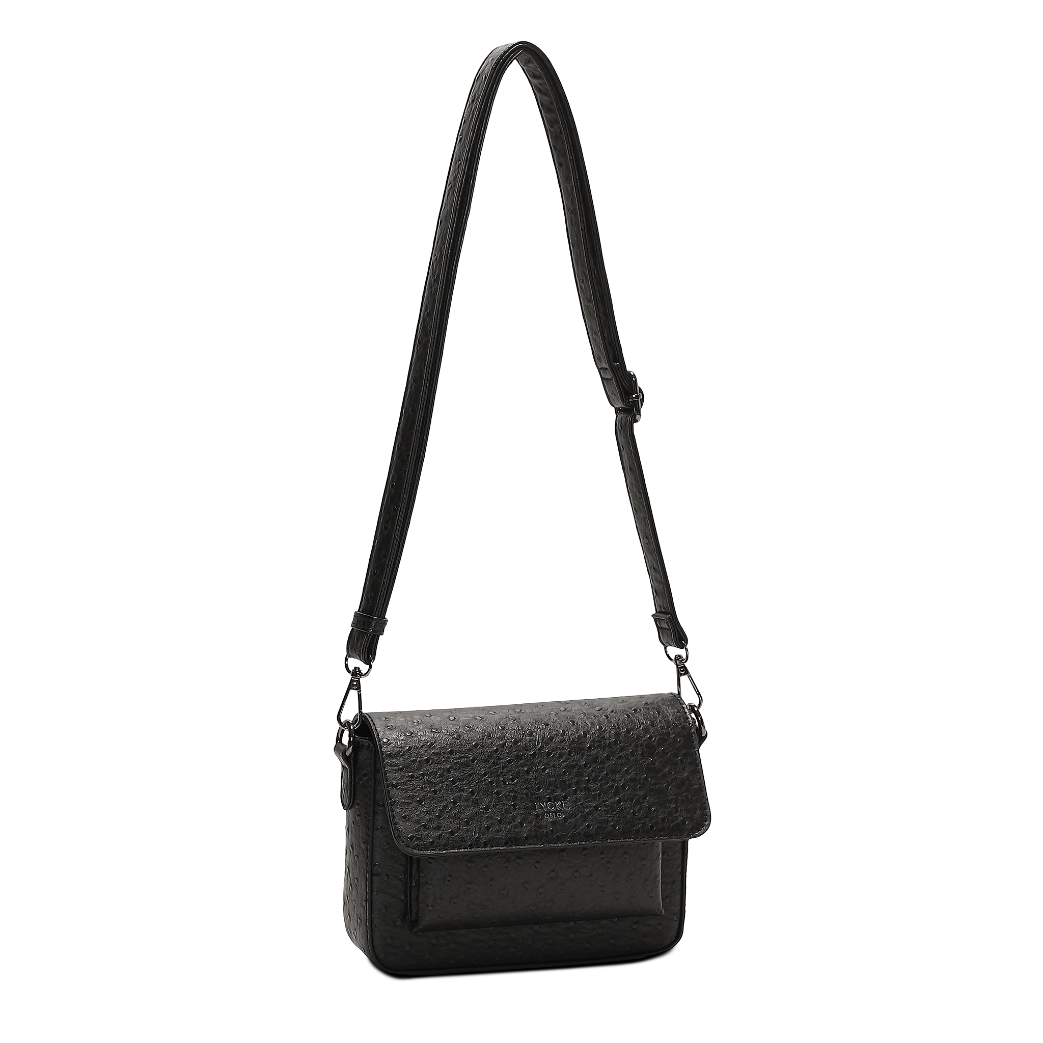 Levanger skulderveske - Black/black