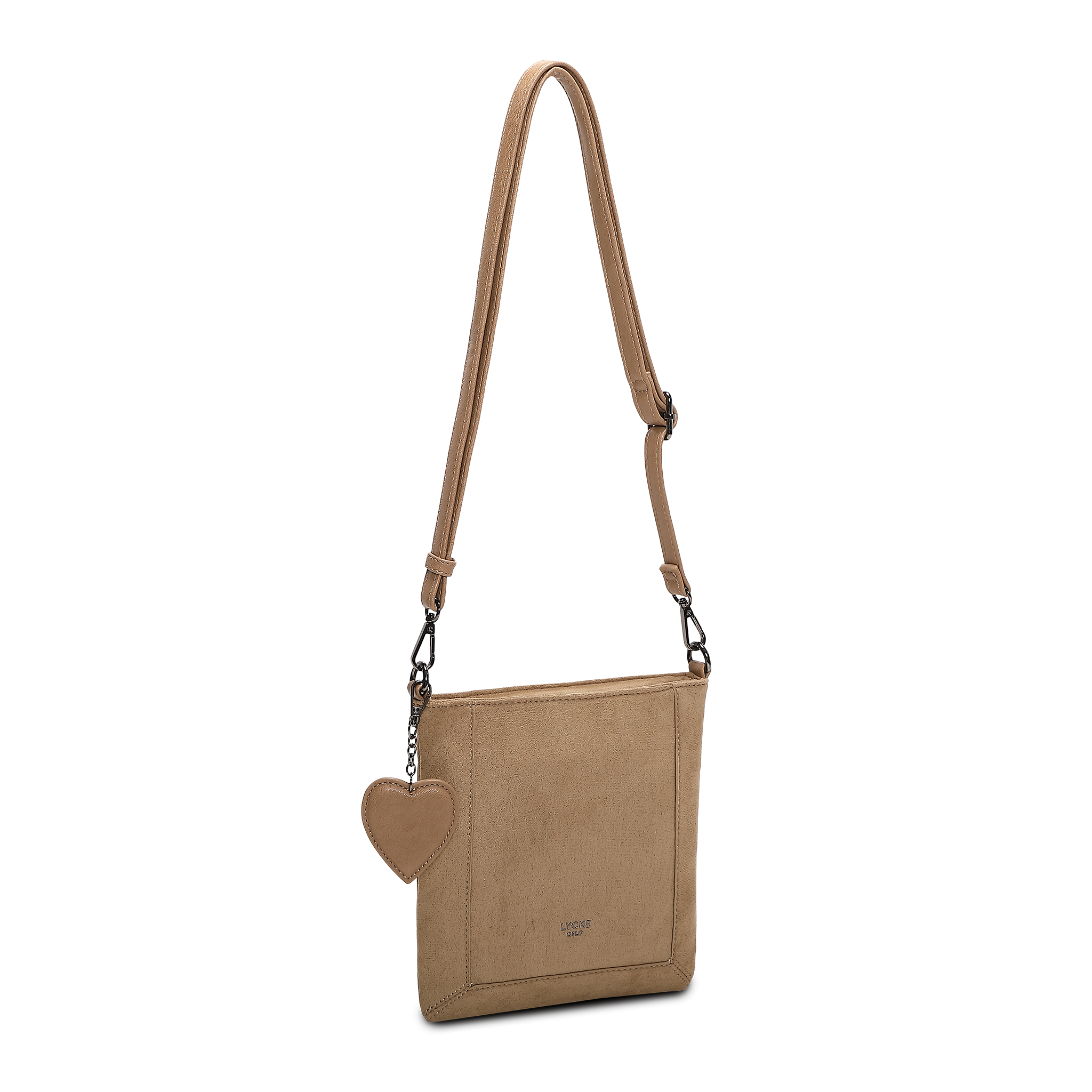 Liten crossbody-veske - Taupe