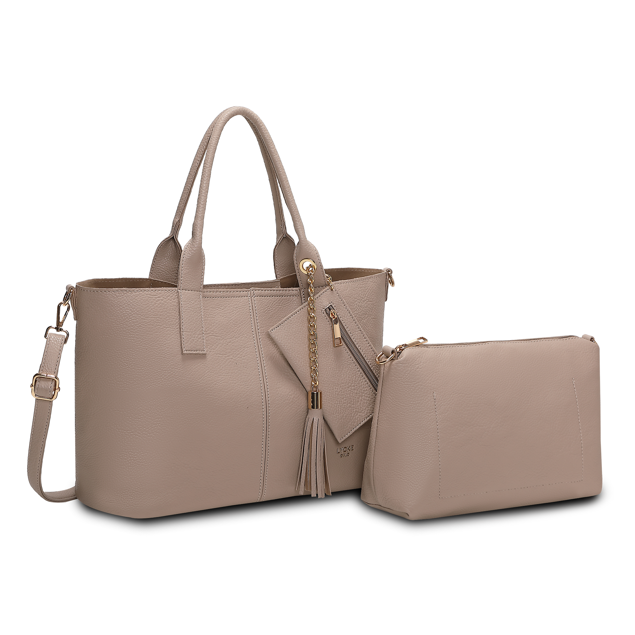 Tote bag-veske Mary - Light Taupe
