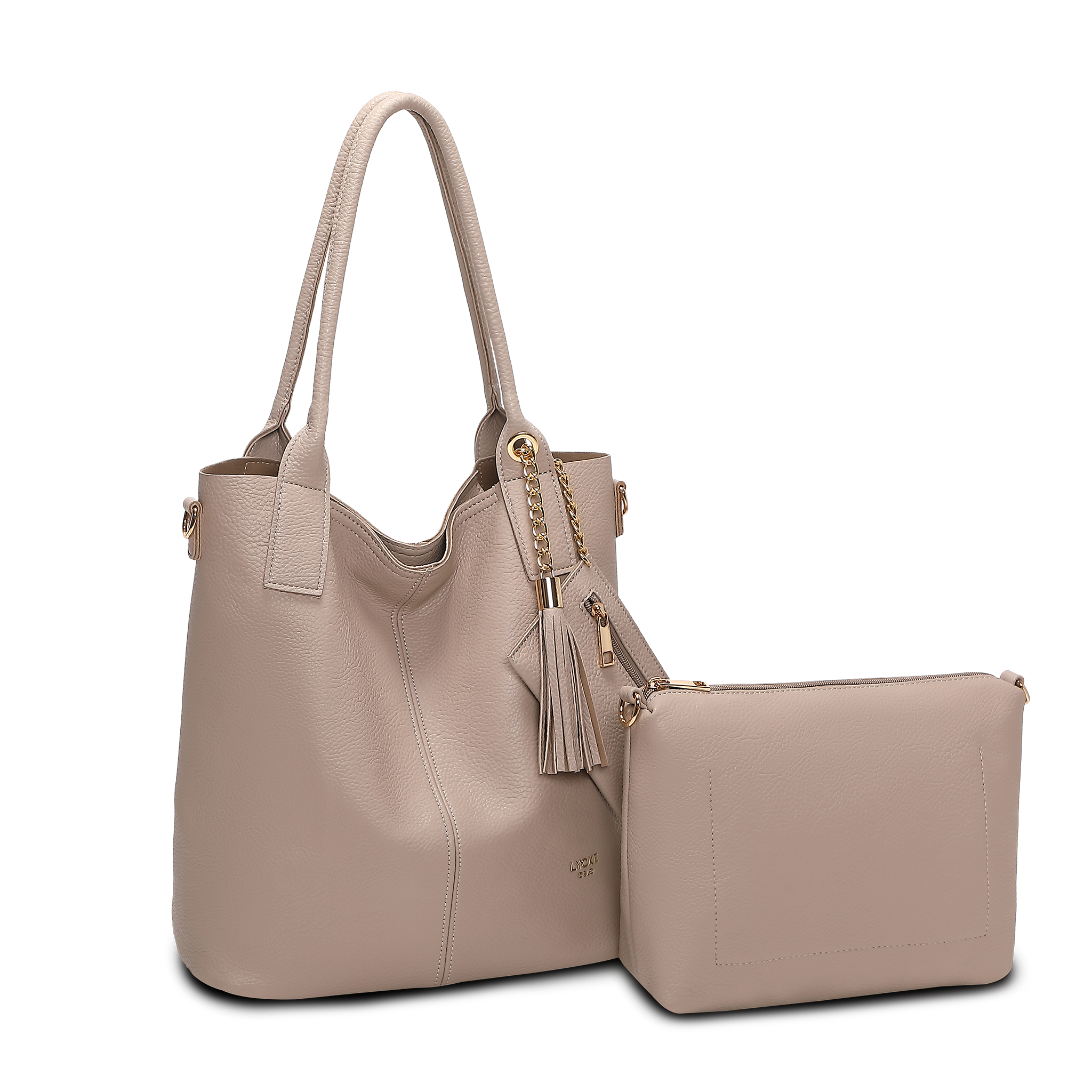Tote bag-veske Mary - Light Taupe