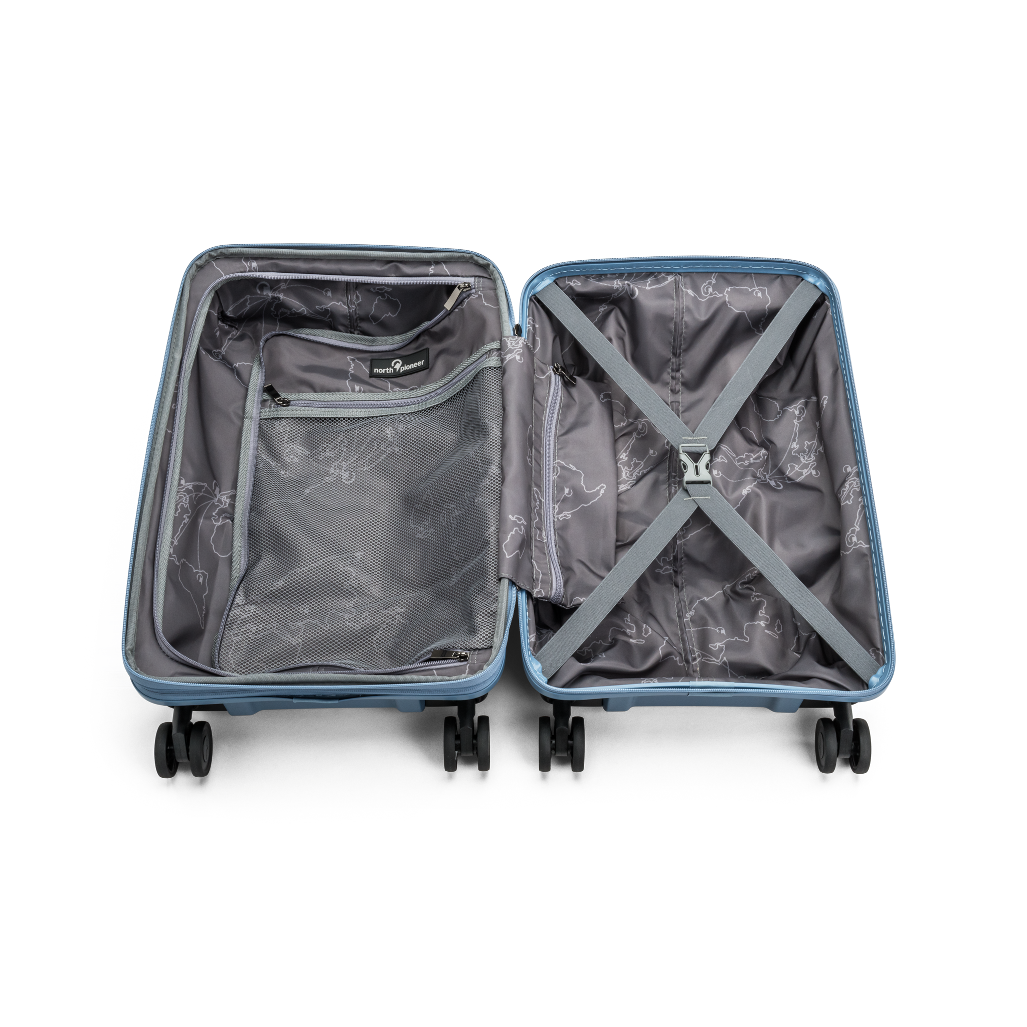 Oslo Kabinkoffert 55 cm (35 cm) 38 L - Ocean blue