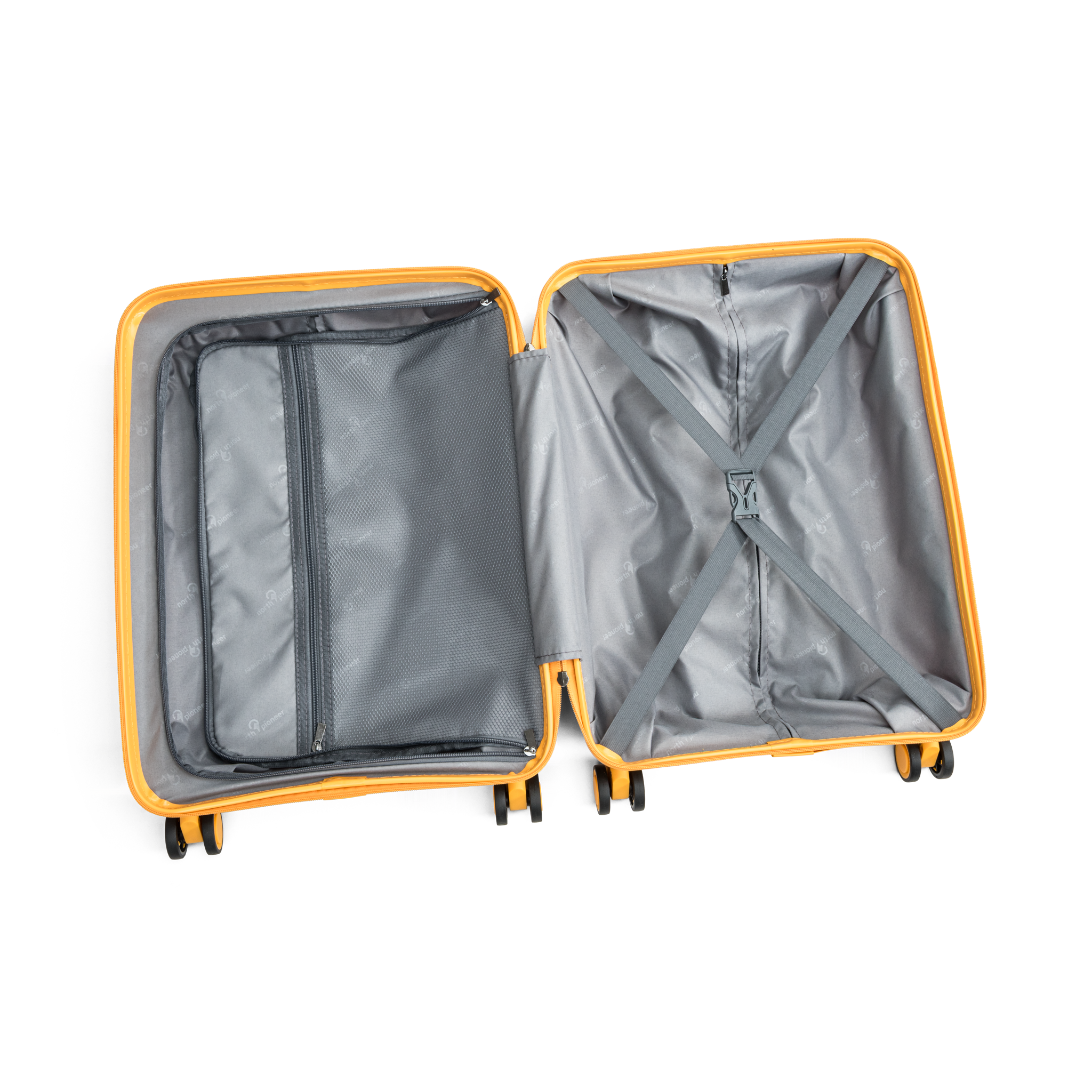 London Kabinkoffert 55 cm, 4 hjul - Gul