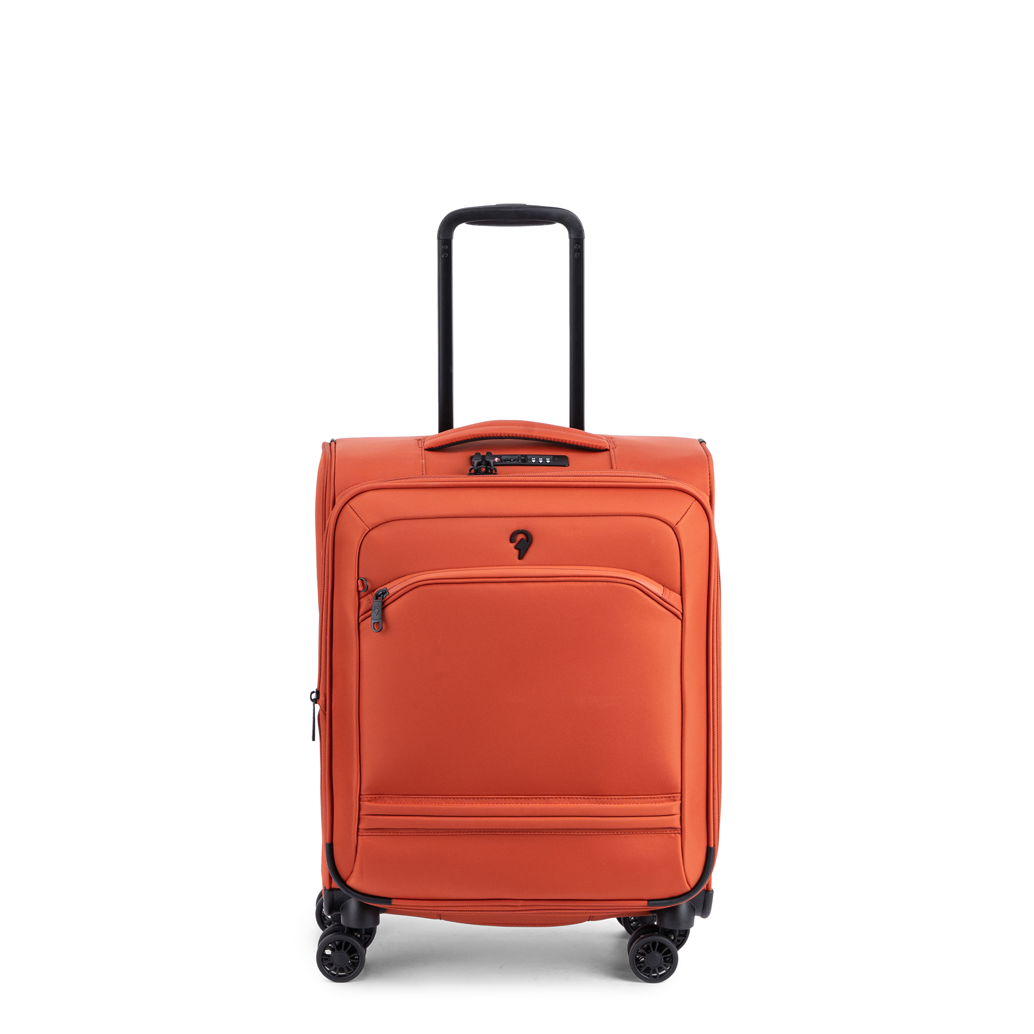 Boarding kabinkoffert 4 hjul, 55 cm, ekspanderbar 39/43L - Oransje