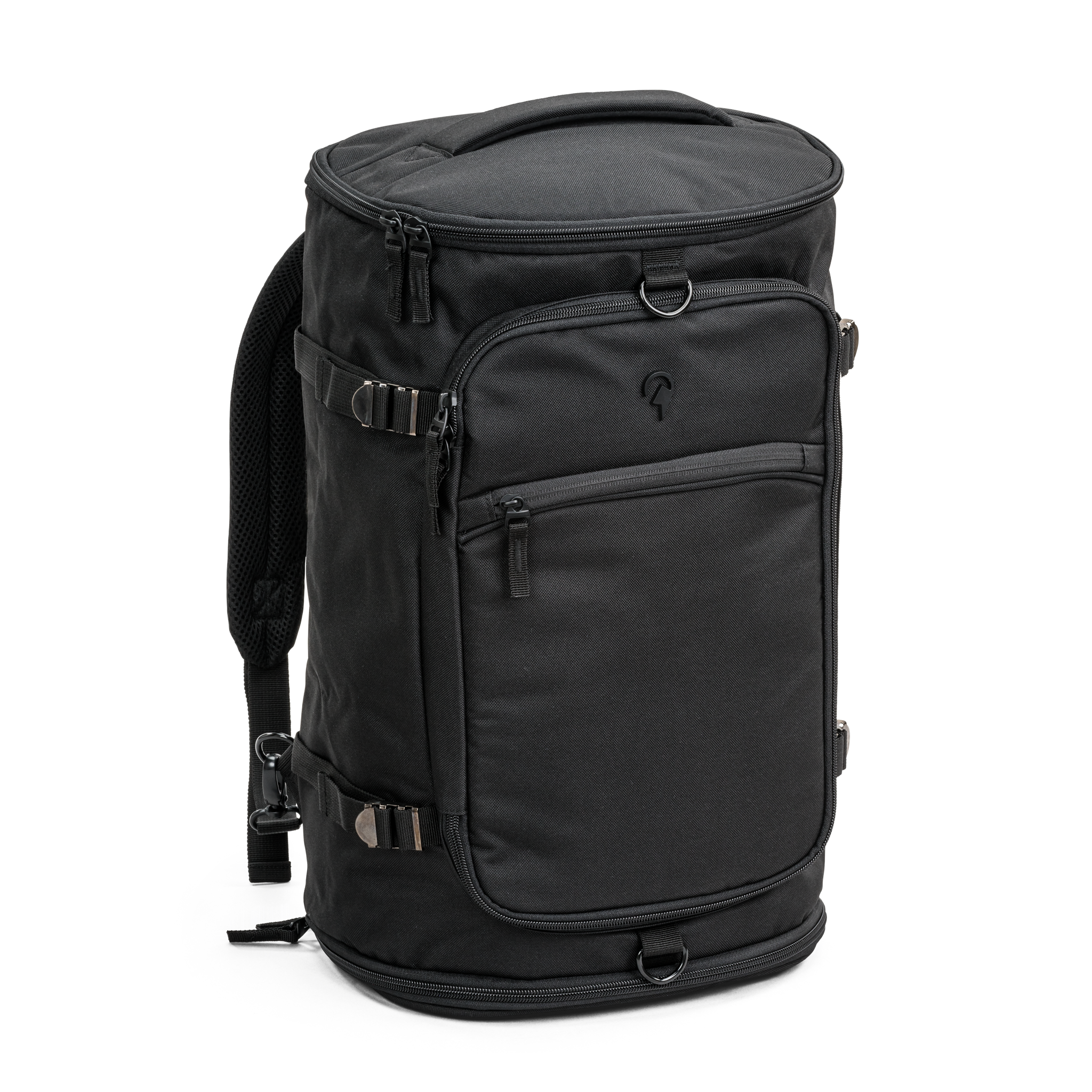 Flight Barrel Bag og ryggsekk 38L - Svart